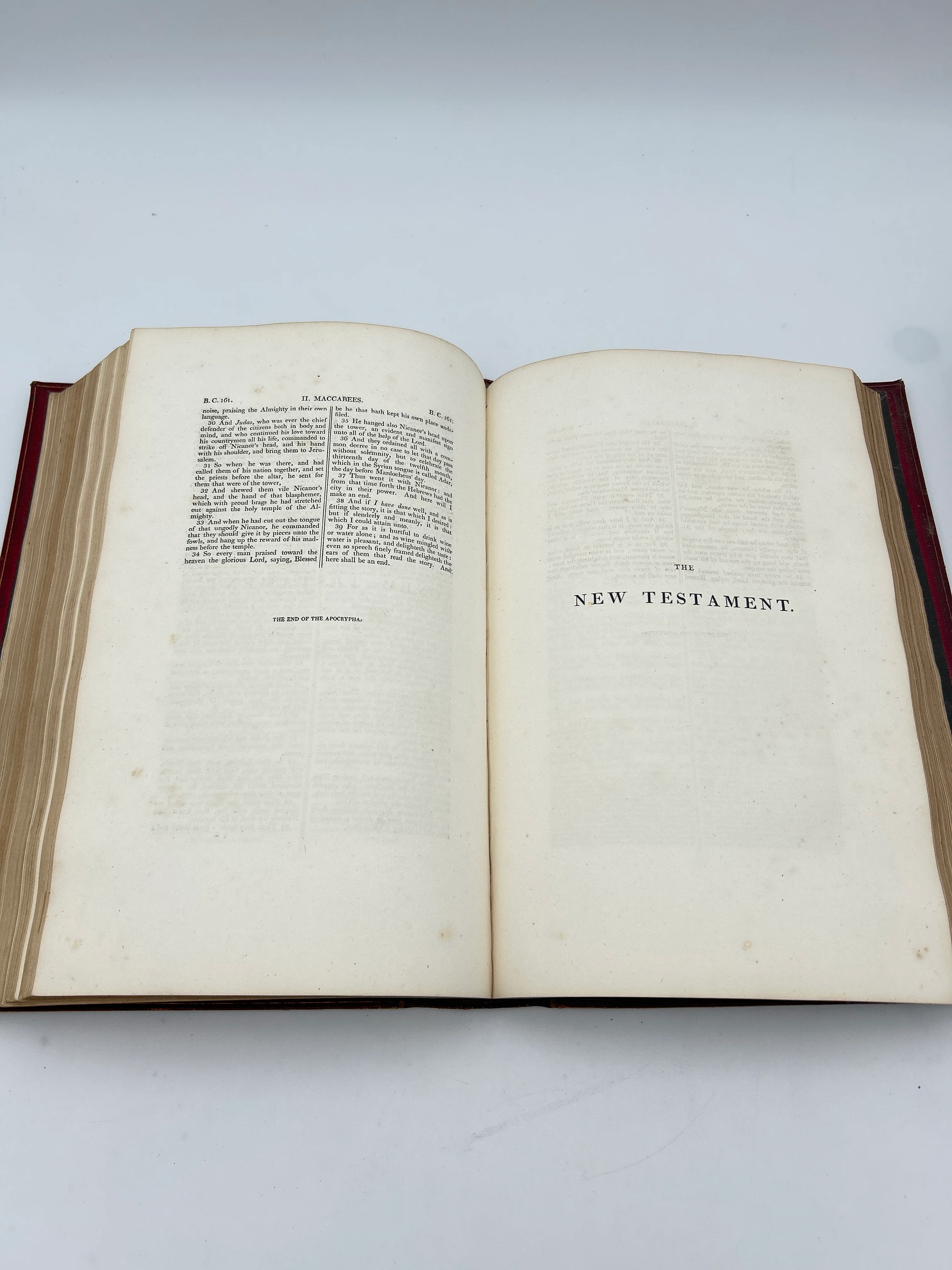 Holy Bible In Two Volumes 1809 - Image 6
