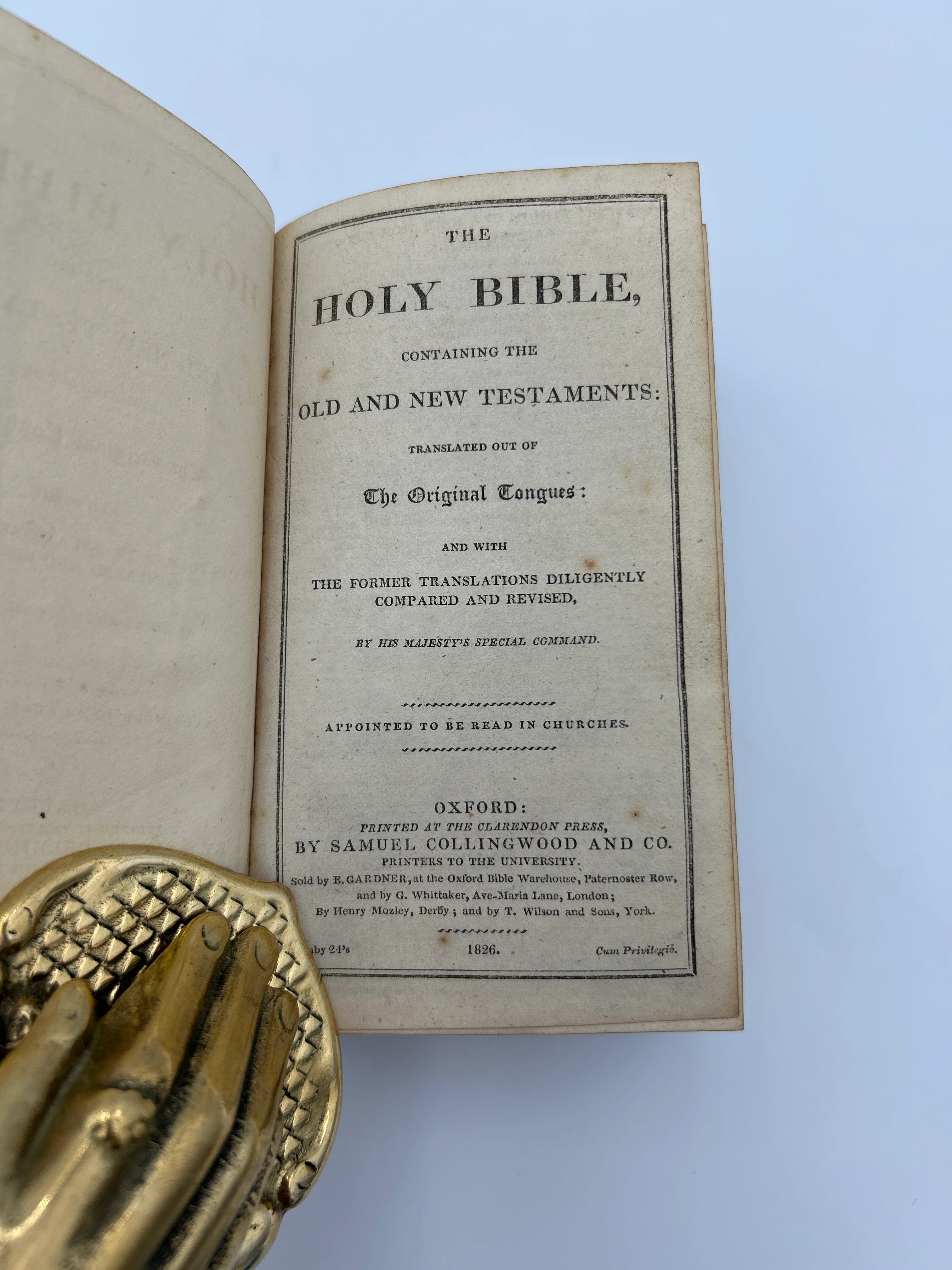 Holy Bible 1826 - Image 3