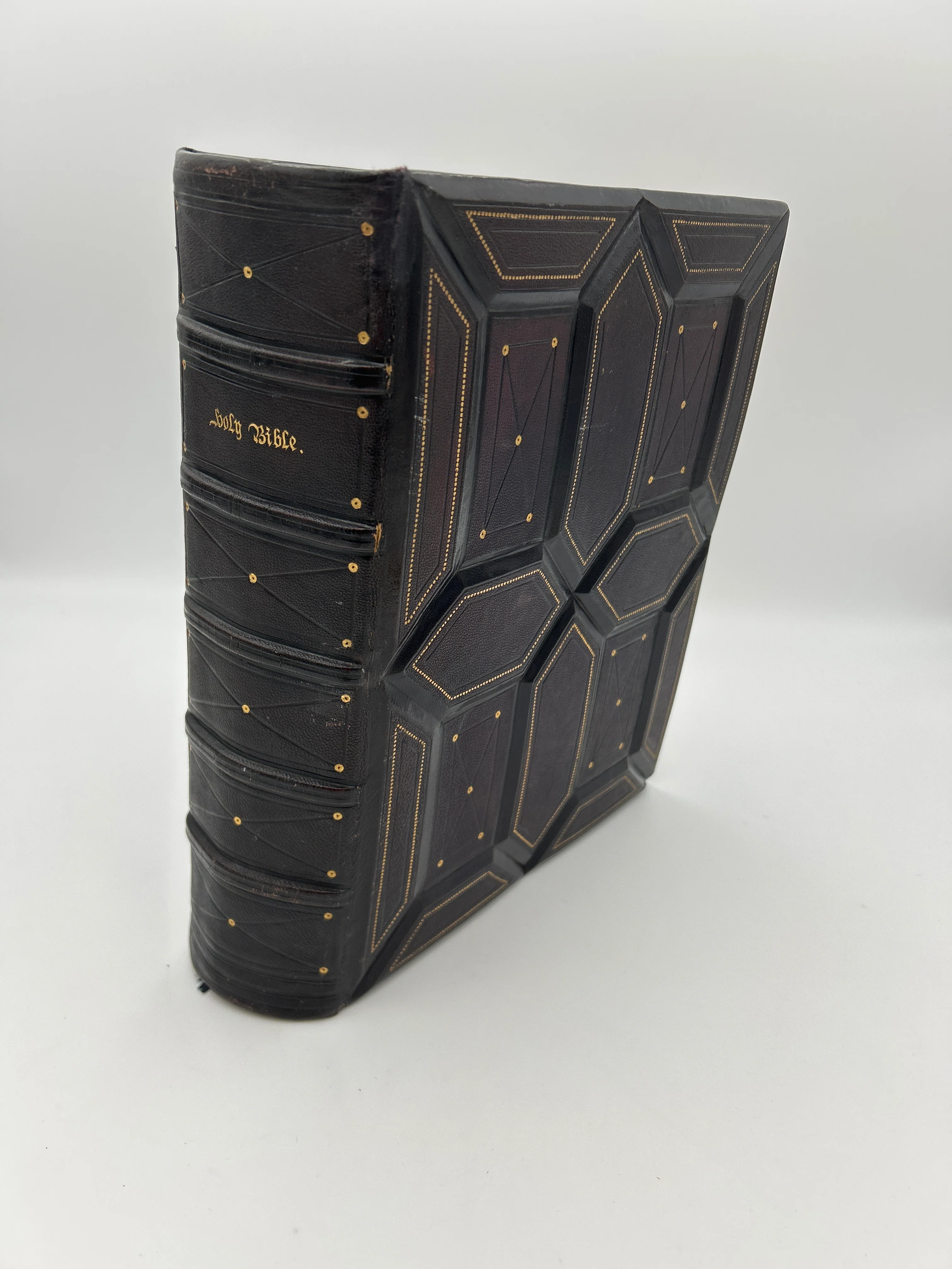 Holy Bible (Barritt) 1844 ( Blue Fore- Edge) - Image 3