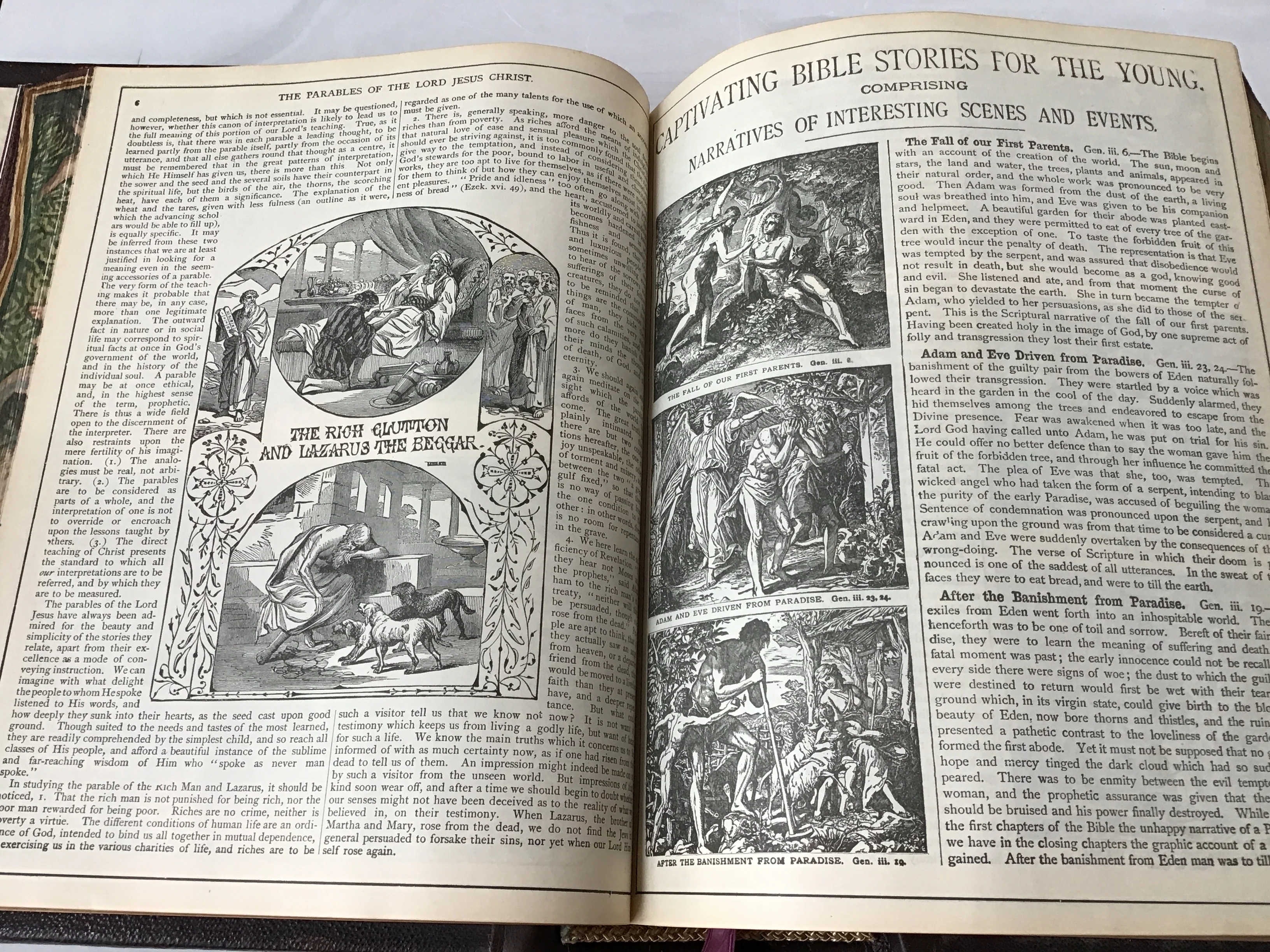 -Holy Bible - "double four" - edge 1892* - Image 10
