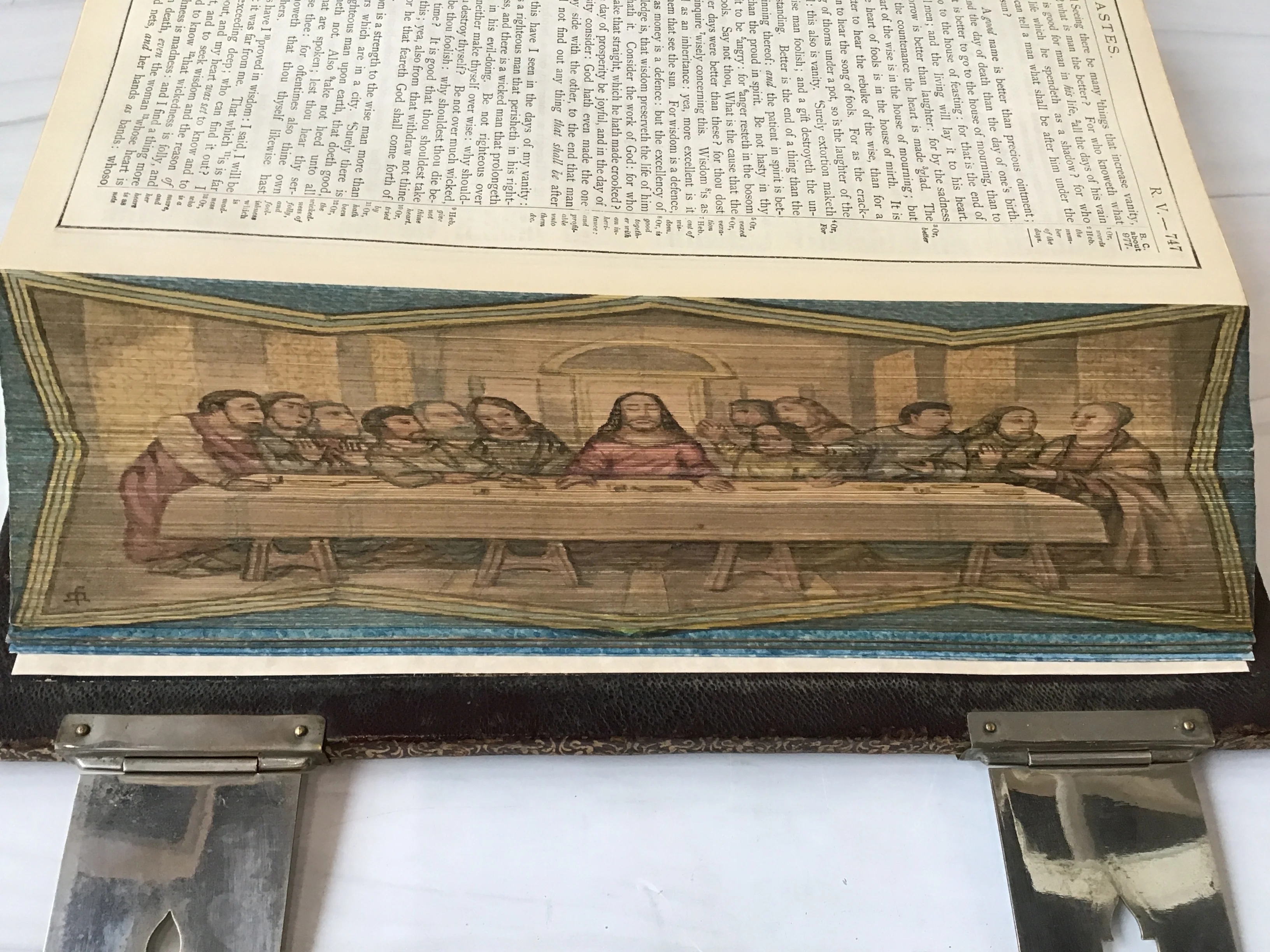 -Holy Bible - "double four" - edge 1892* - Image 5