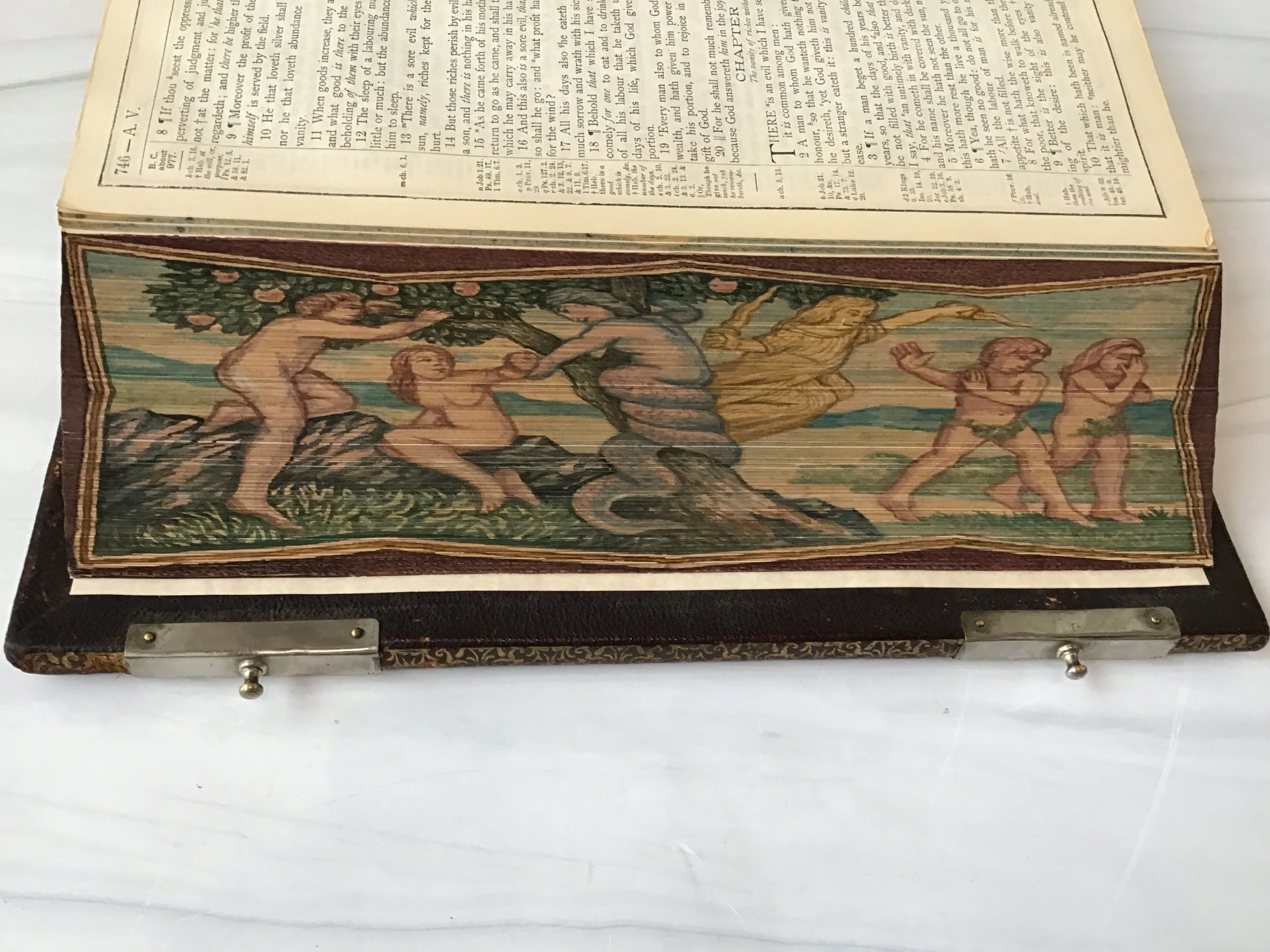 -Holy Bible - "double four" - edge 1892* - Image 6