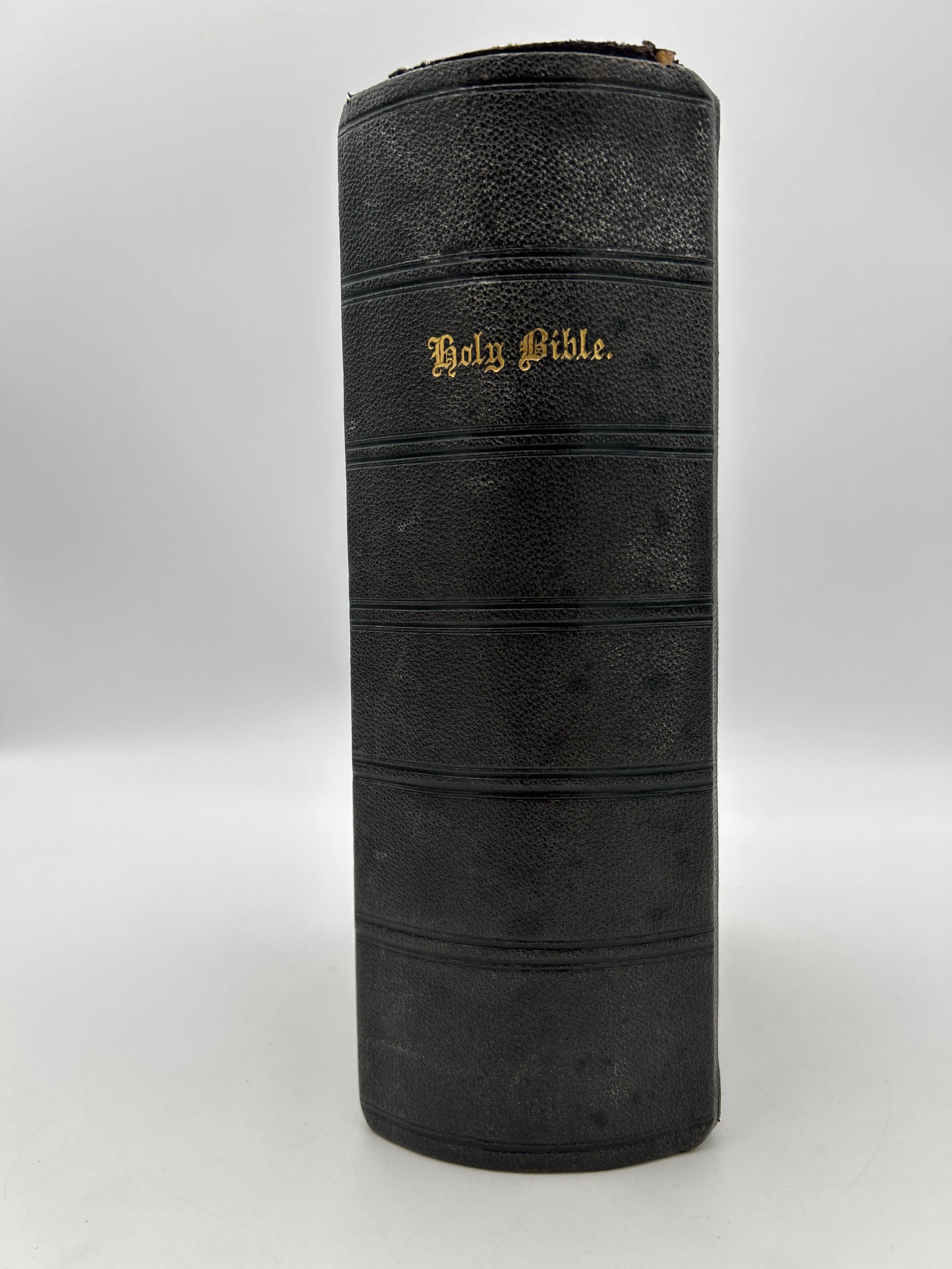 Holy Bible in Leather Box 1819 - Image 4