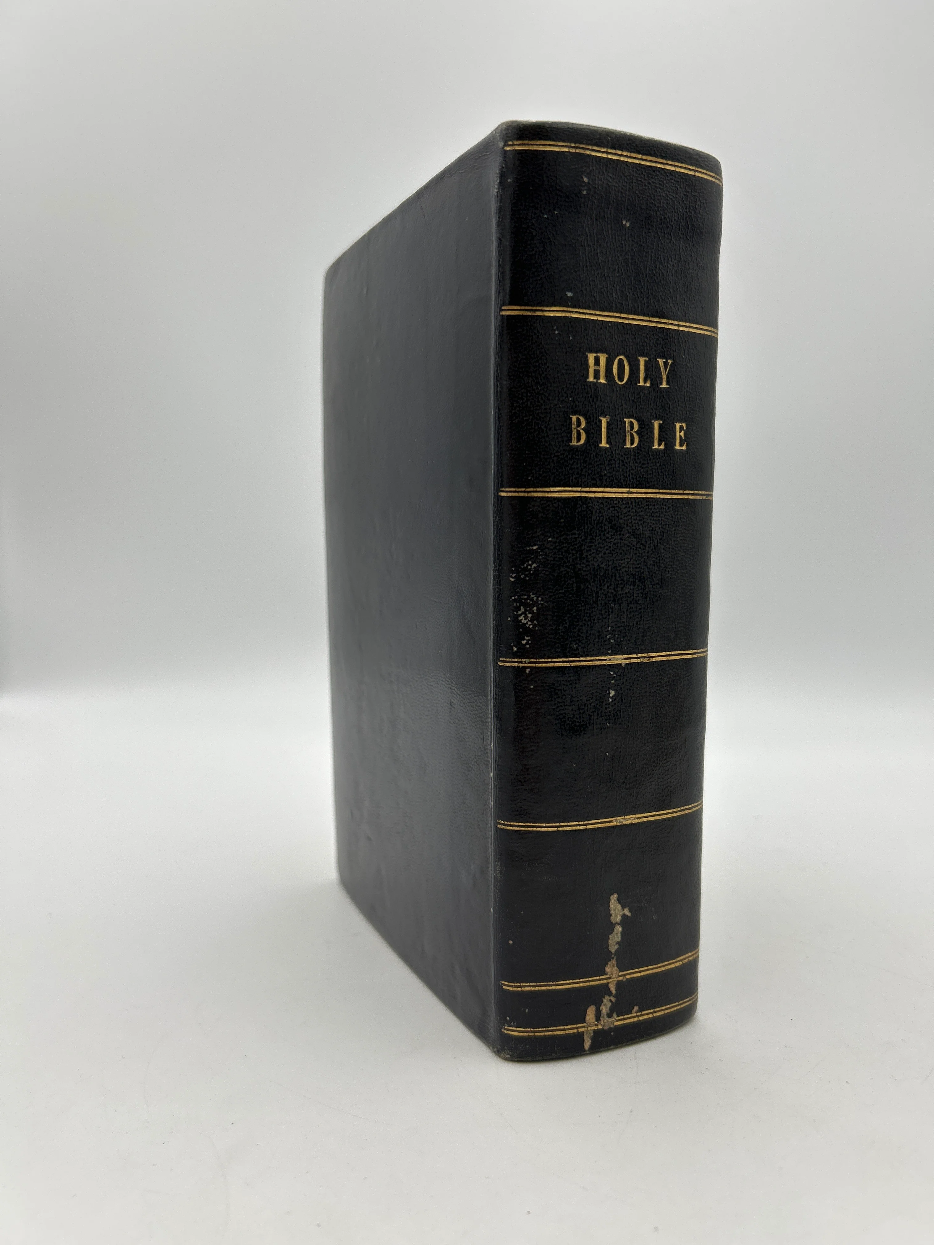 Holy Bible in Leather Box 1819 - Image 8