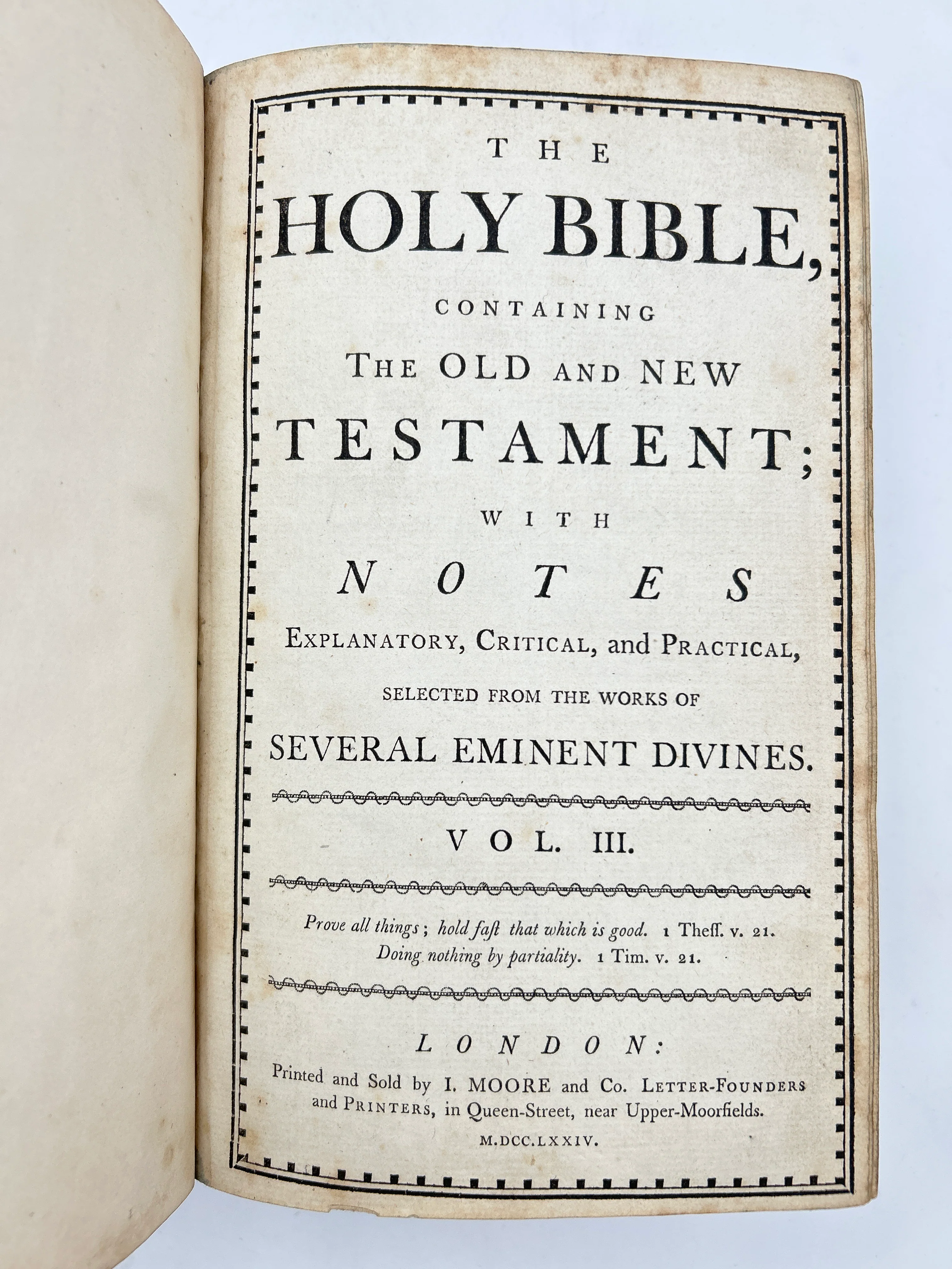 Holy Bible 1774 in Four Volumes - Image 9