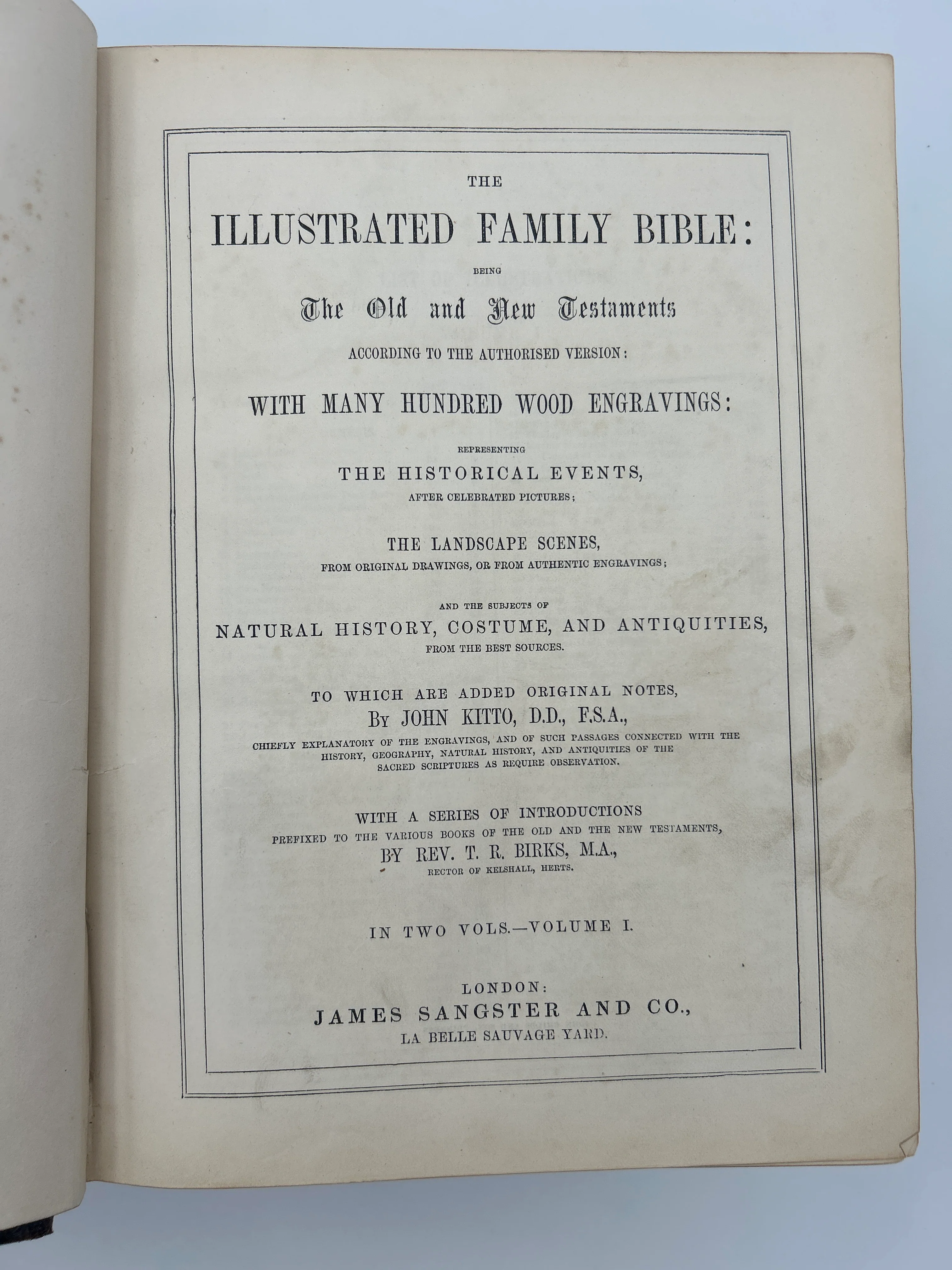 Illustrated King James Bible 1840 - Image 4
