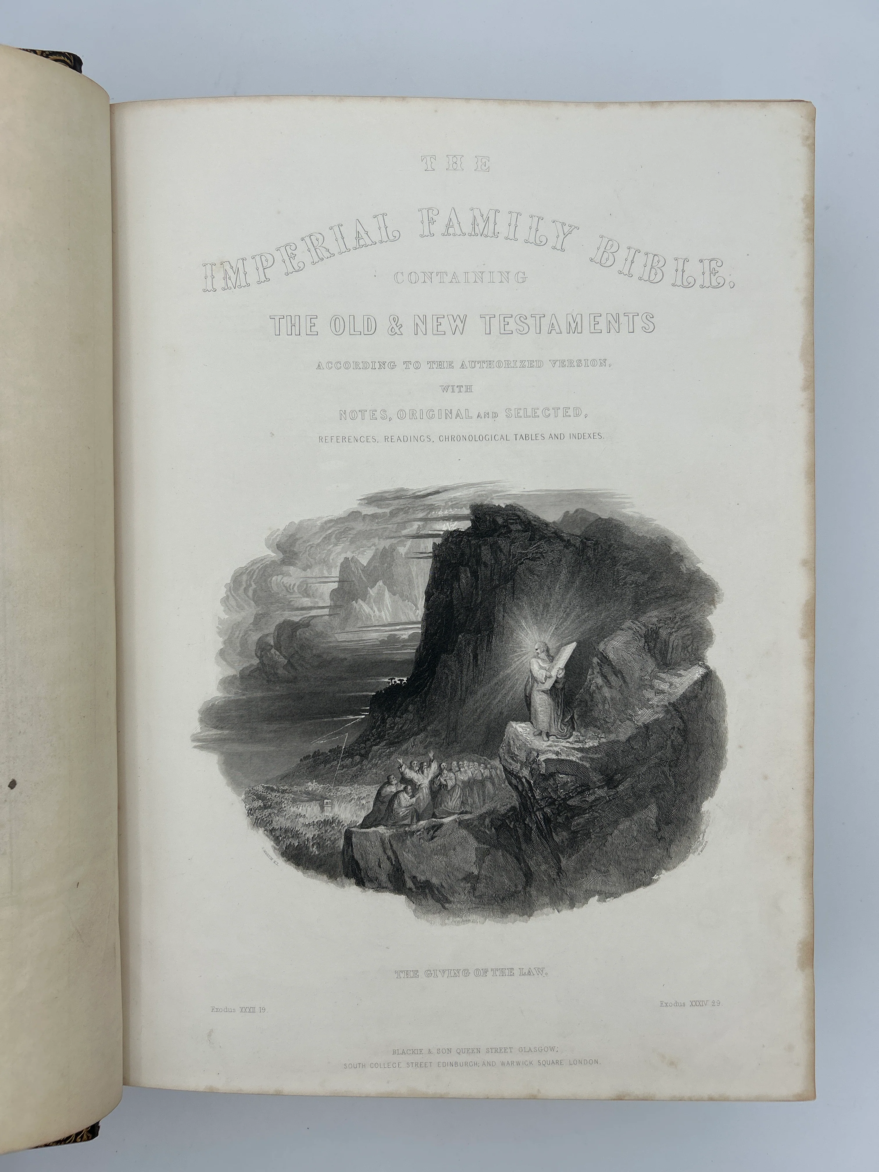Imperial Family Bible 1860 - Image 3