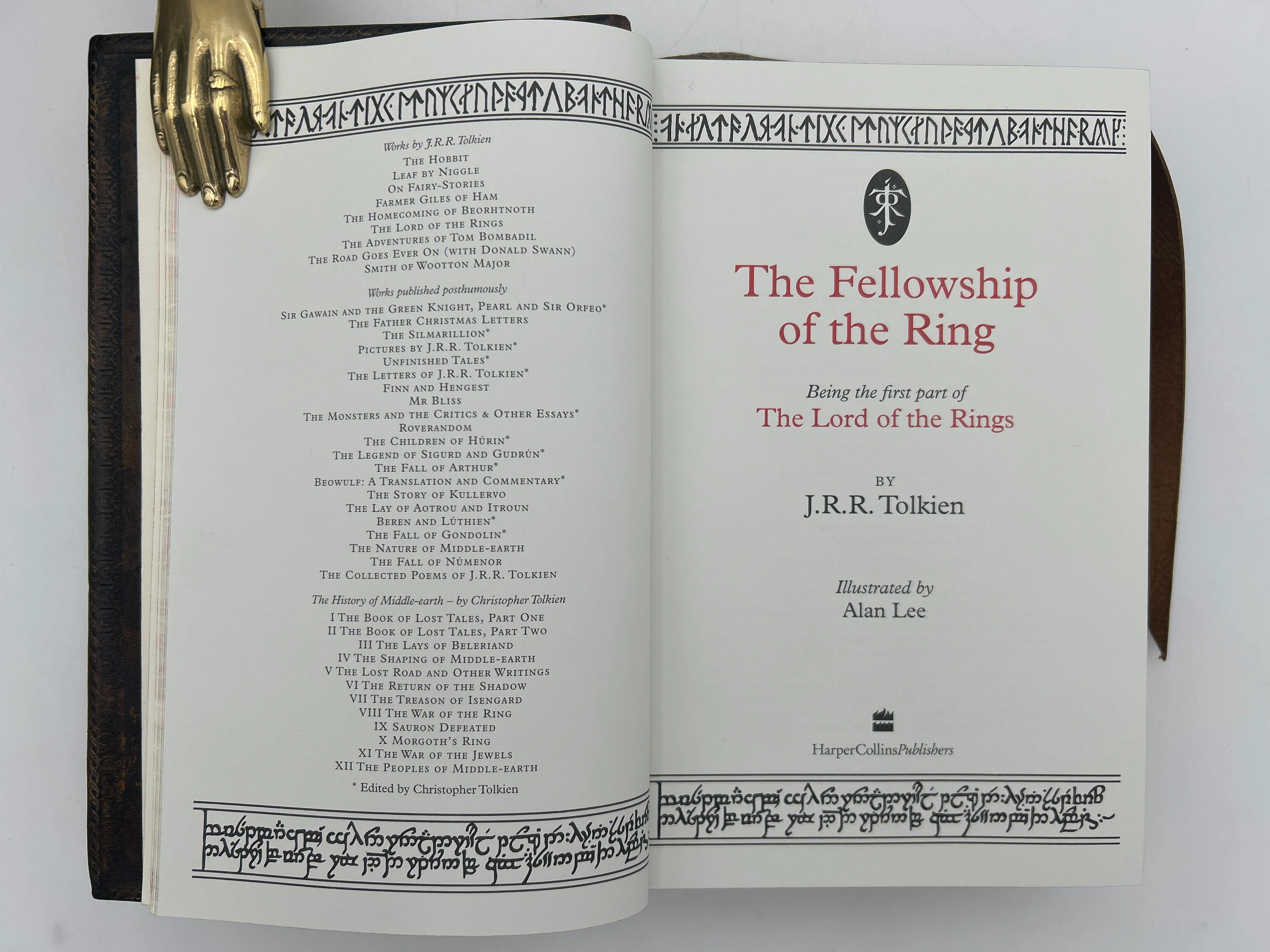 Italian Bound - Antiqued Lord of The Rings Trilogy ( Gold Set) - Image 4