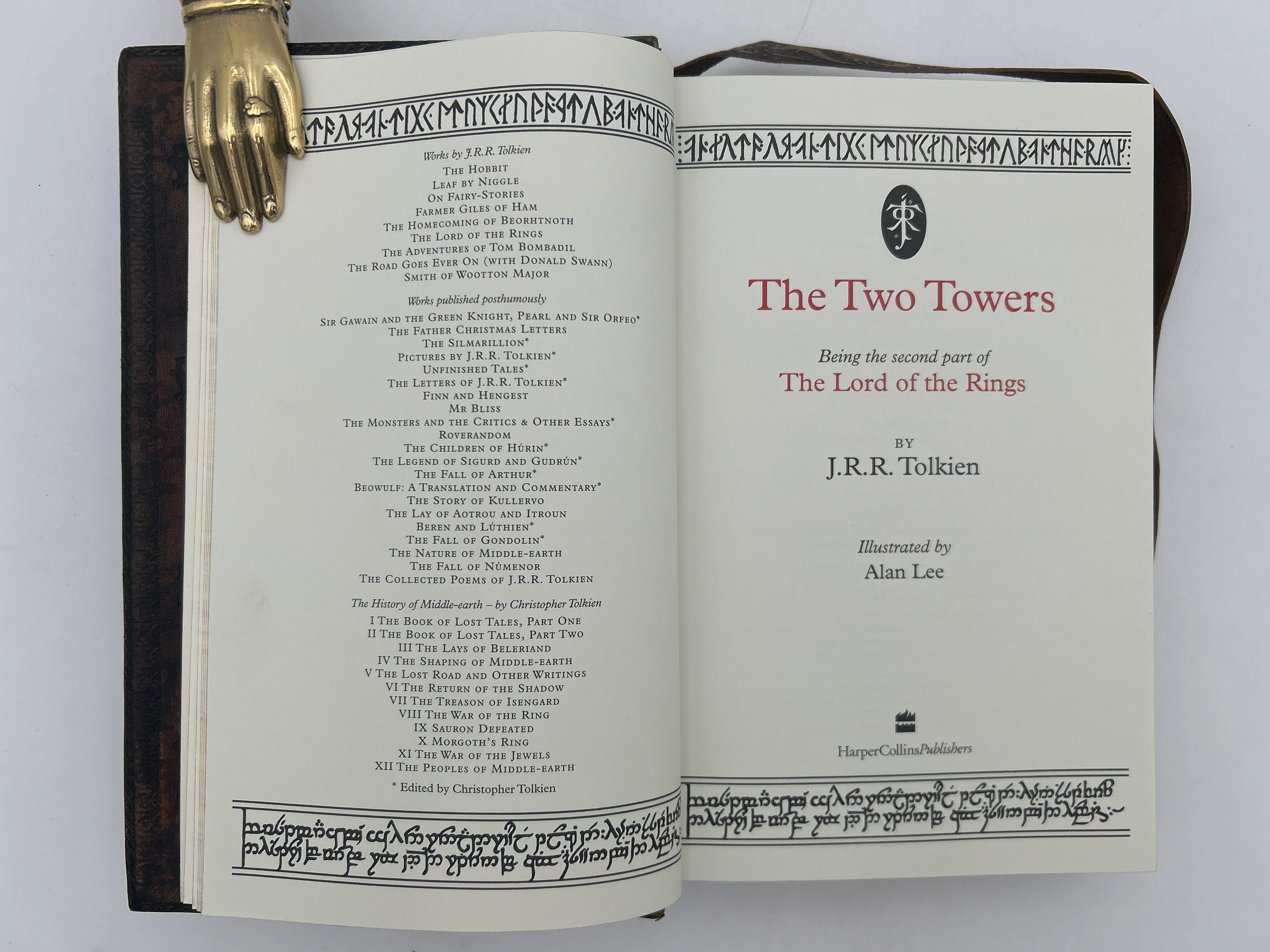 Italian Bound - Antiqued Lord of The Rings Trilogy ( Gold Set) - Image 7