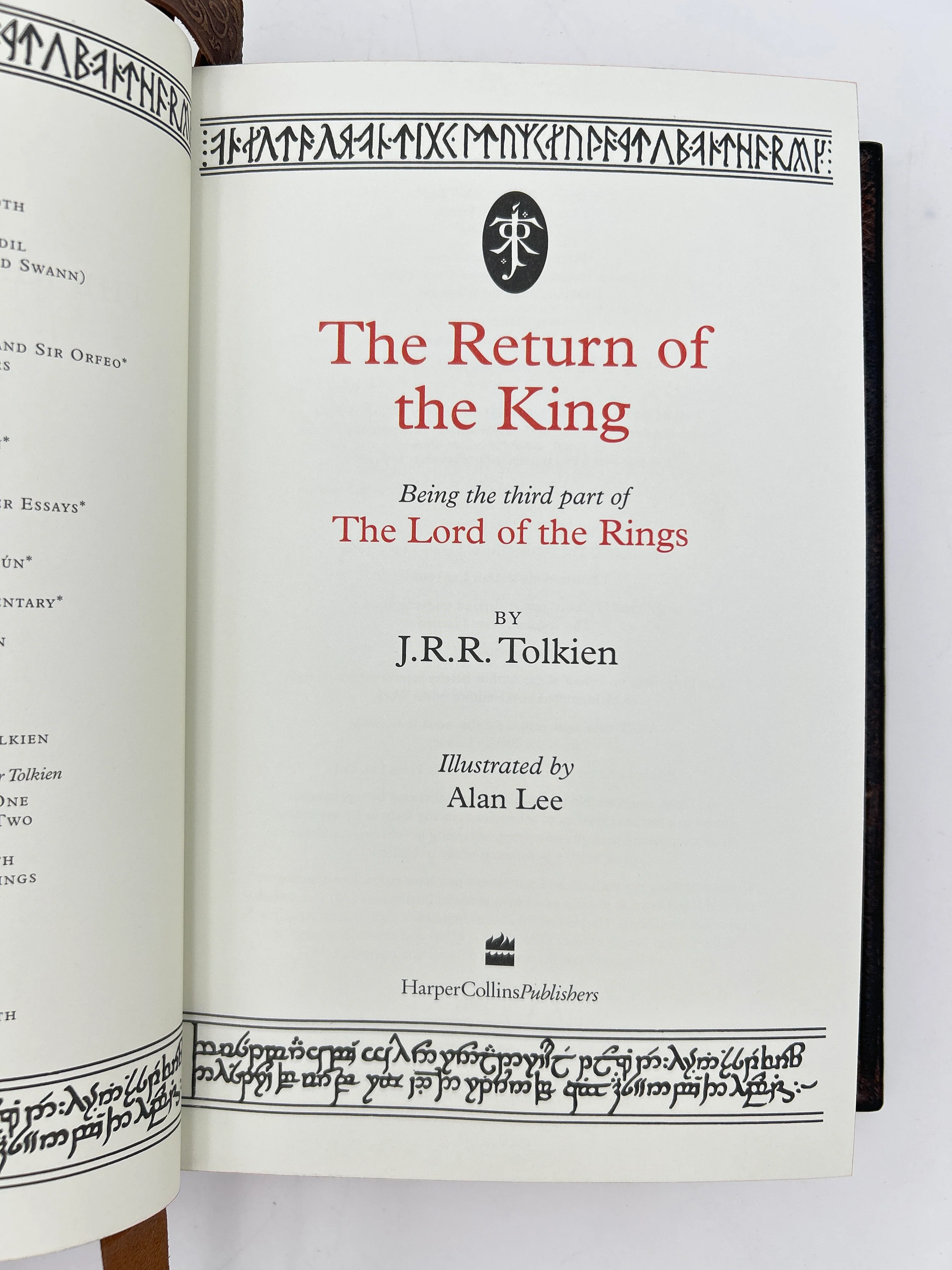 Italian Bound - Antiqued Lord of The Rings Trilogy - Image 15