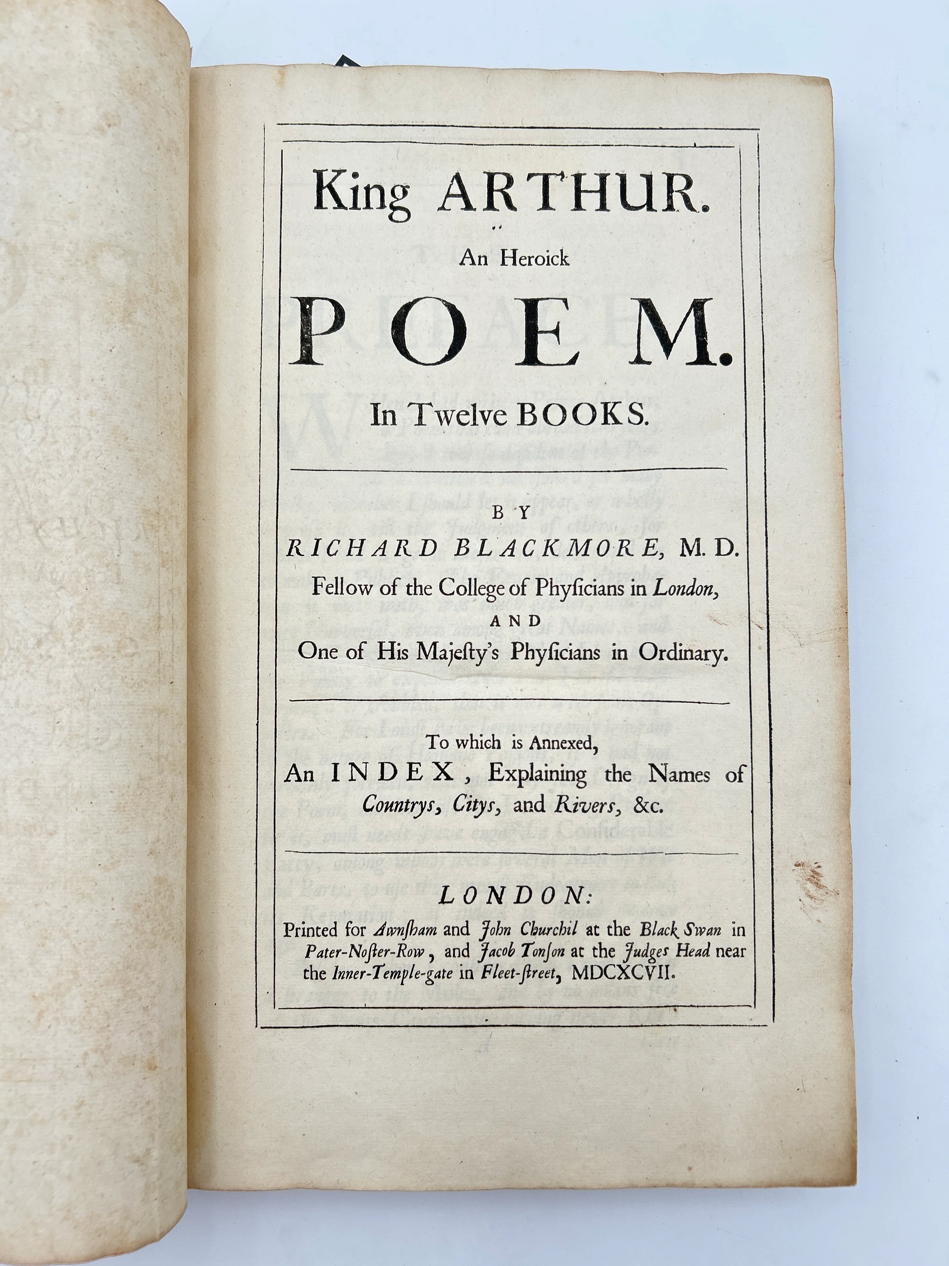 King Arthur An Heroick Poem - Image 2