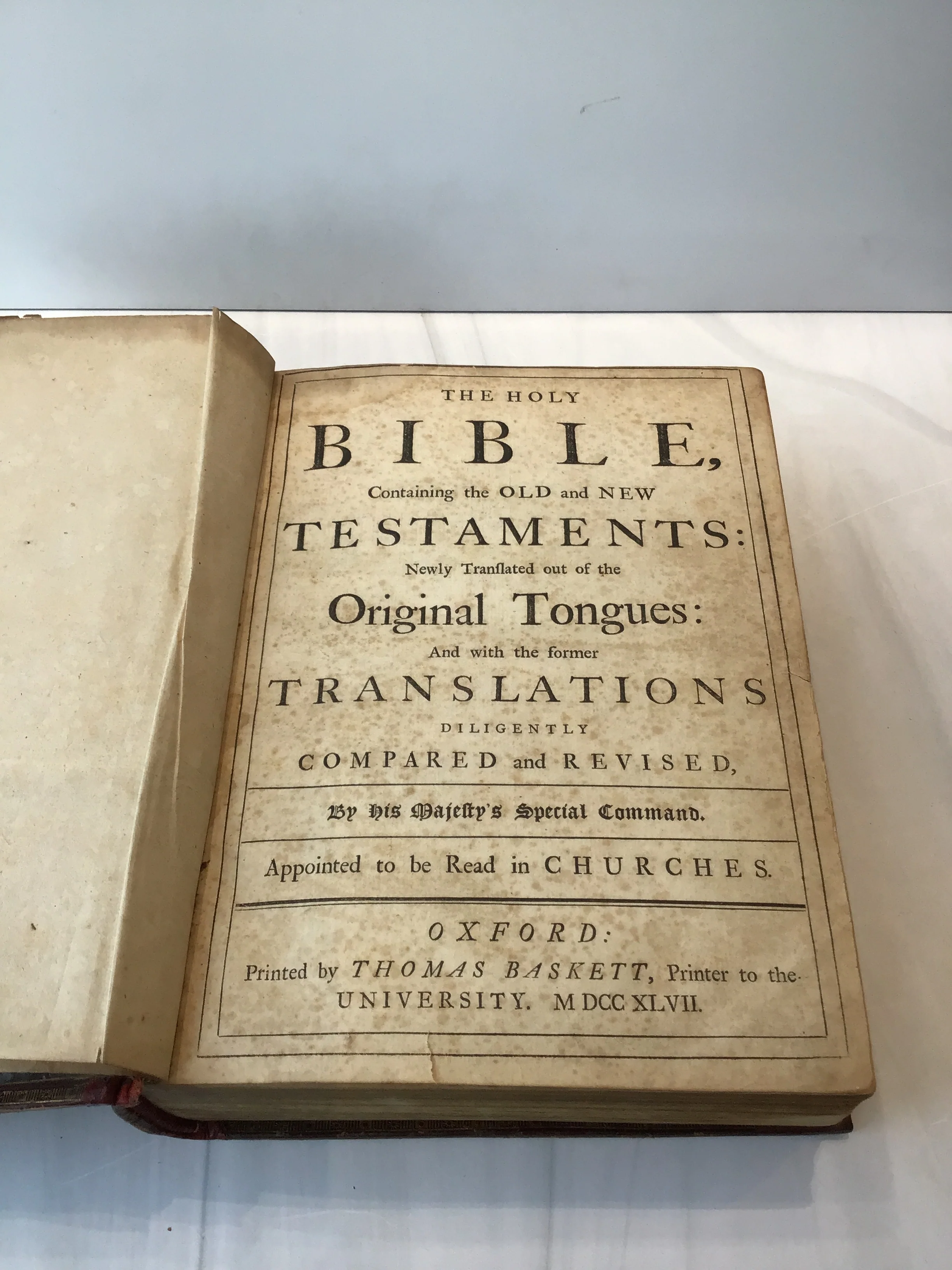 -King James Bible 1747* - Image 4