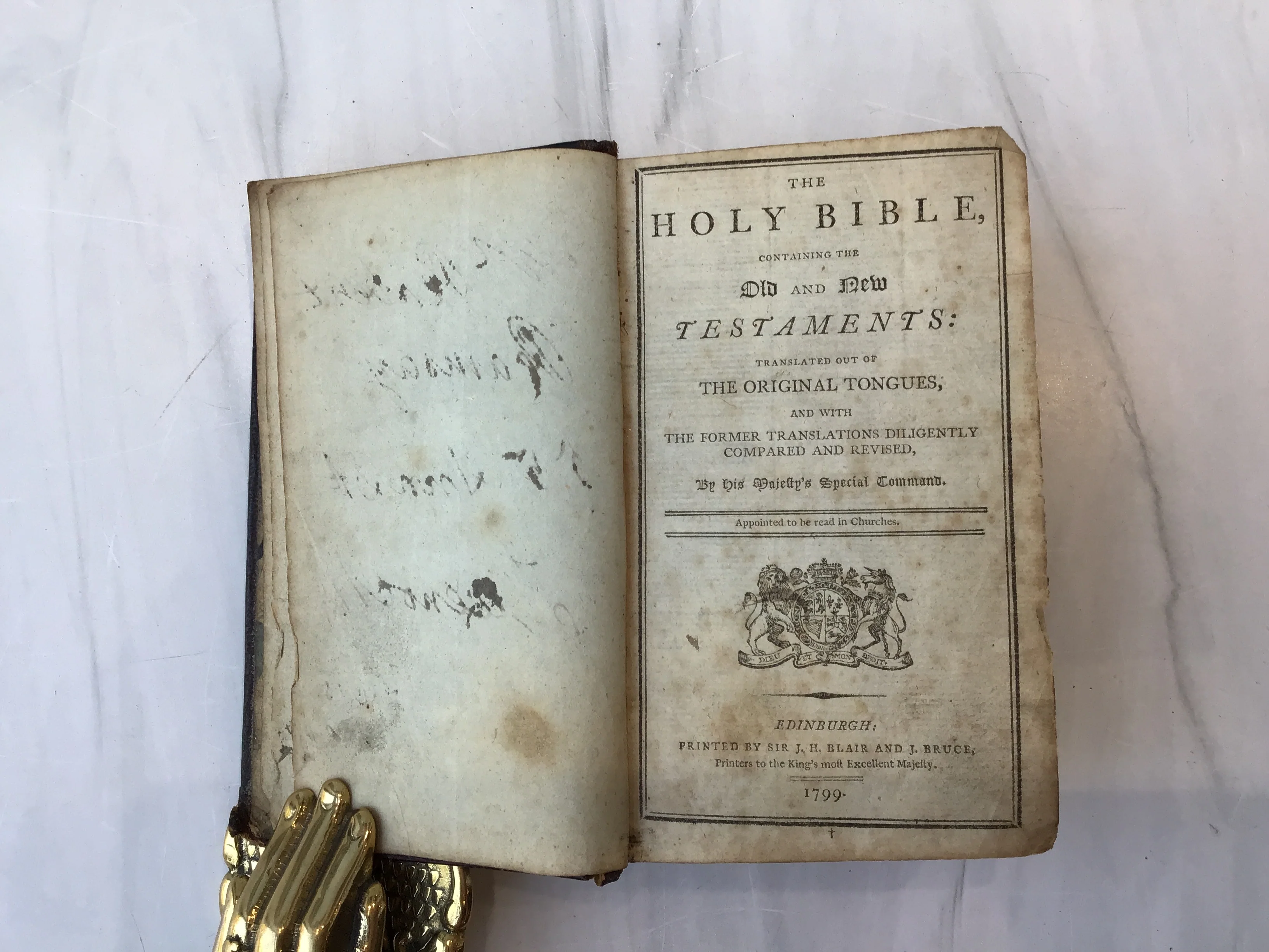 King James Bible 1799 - Image 4