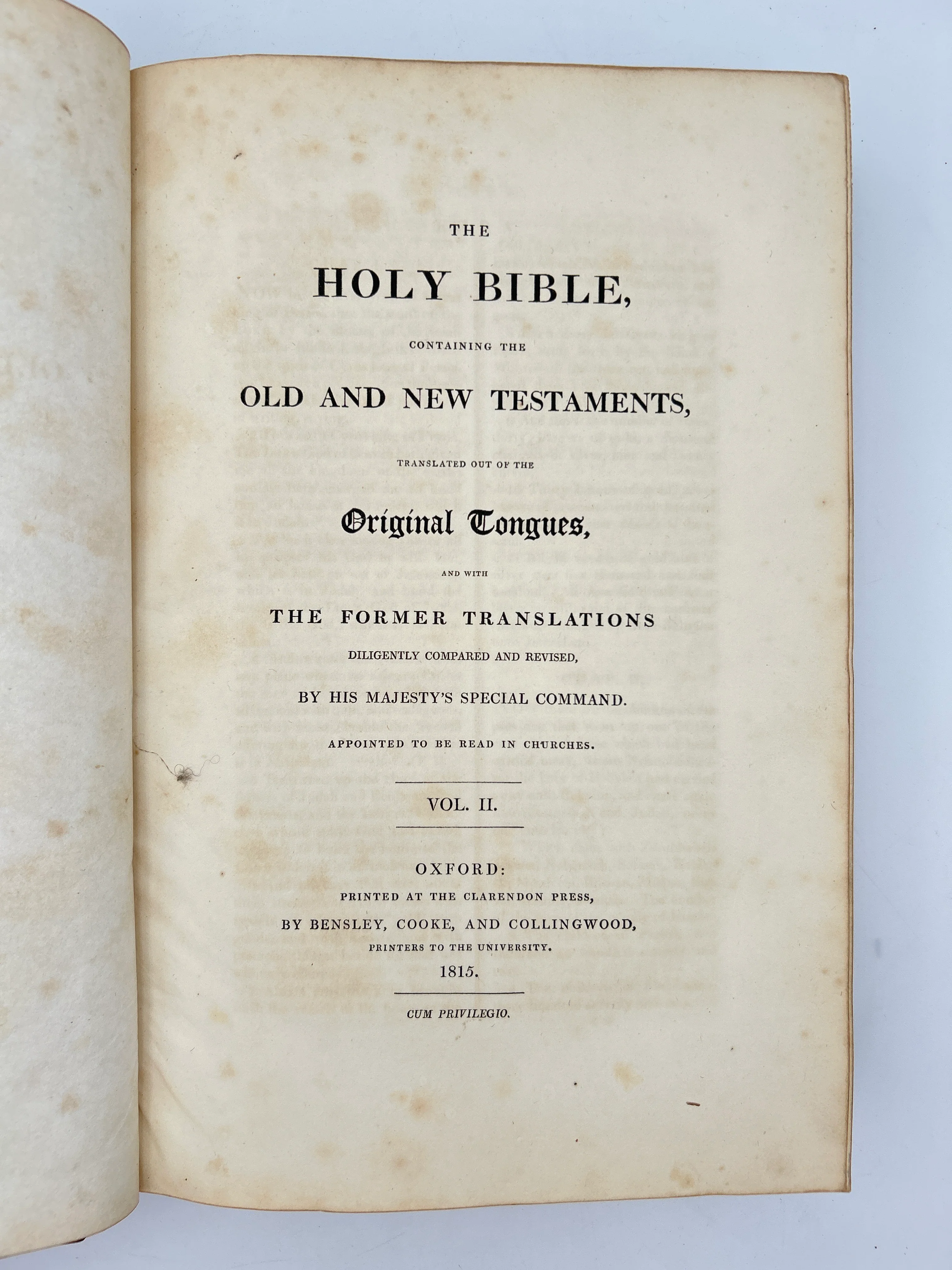 King James fore-edge 1815 (3 vol.) - Image 12