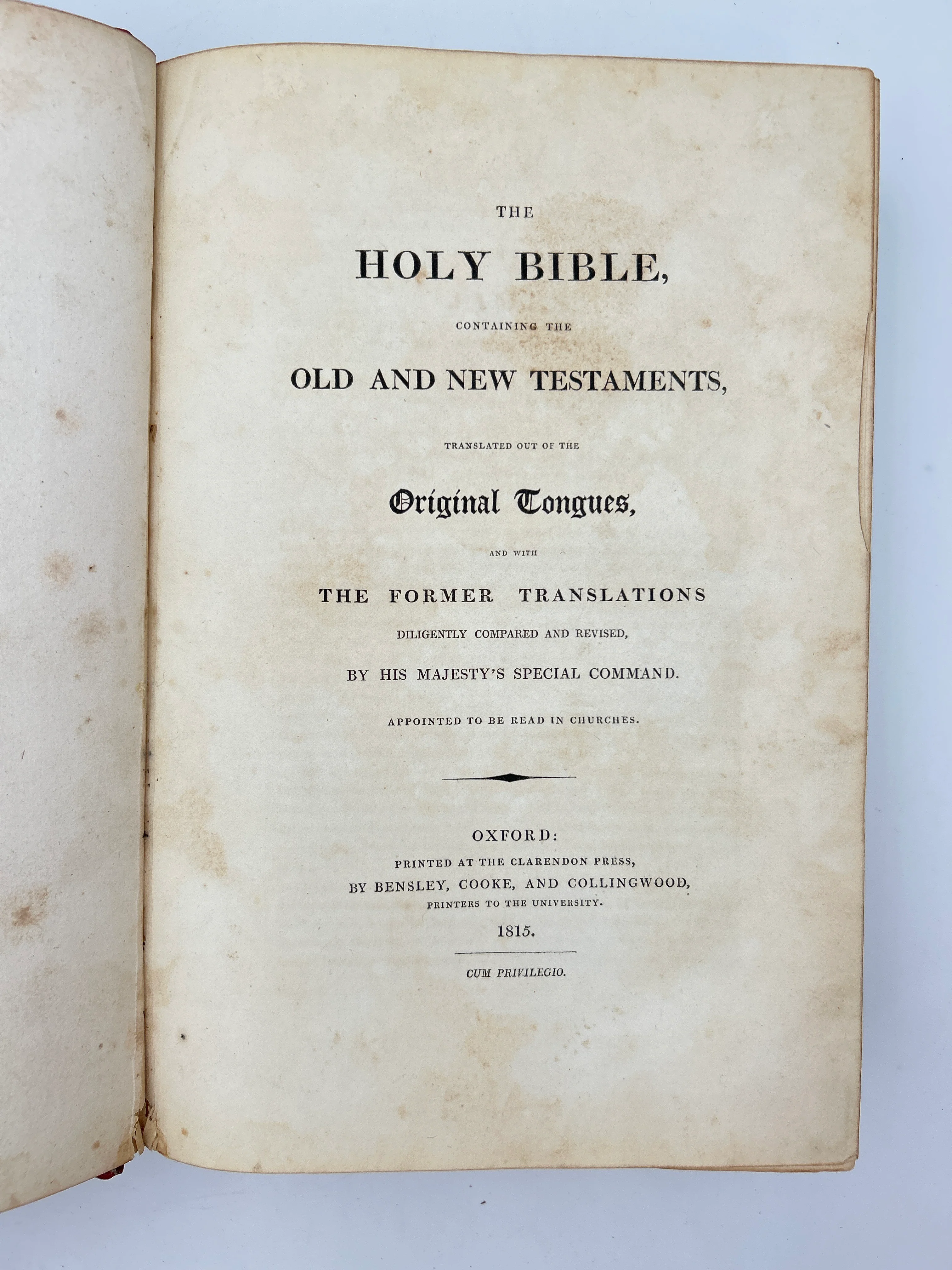 King James fore-edge 1815 (3 vol.) - Image 7