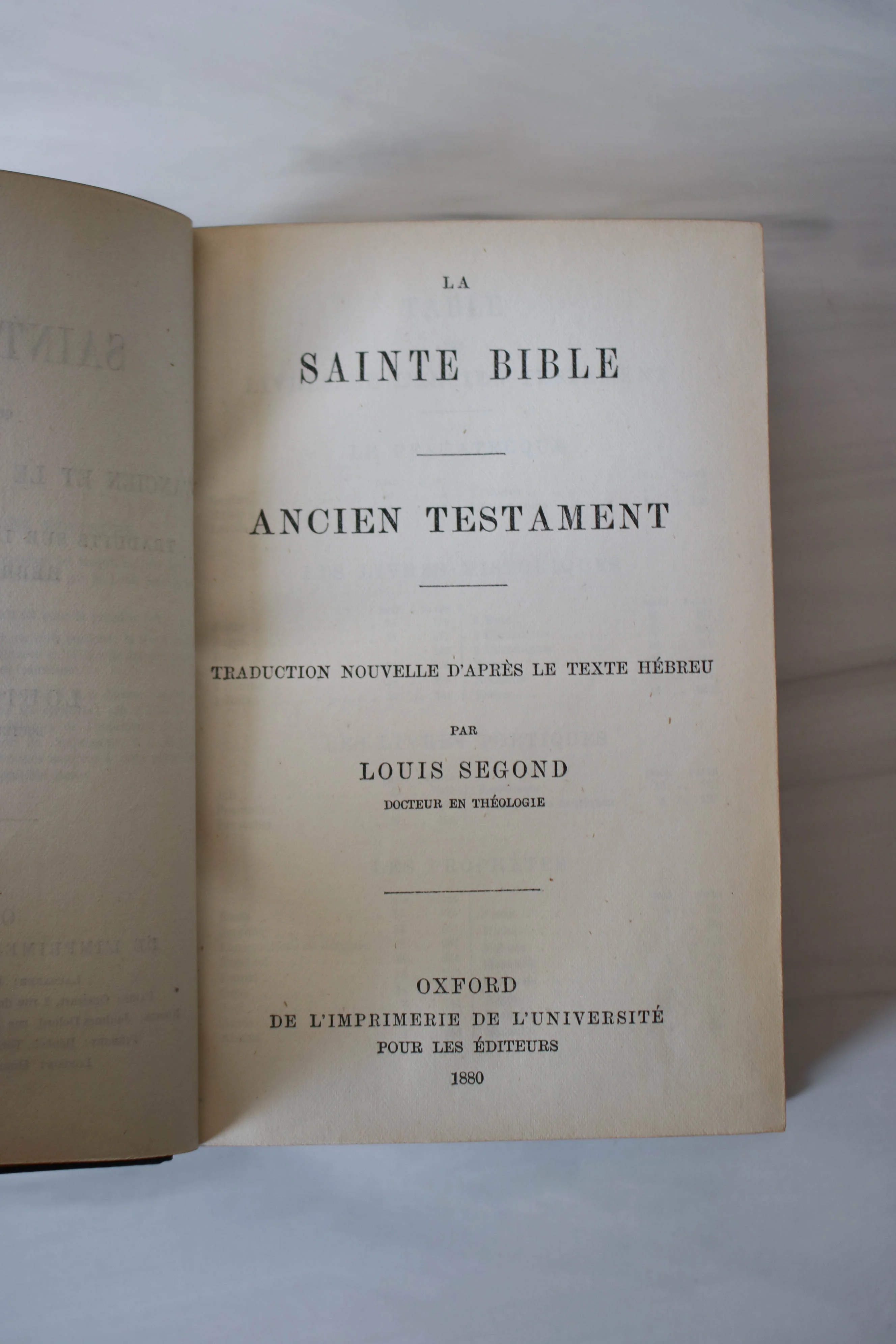 La Sainte Bible 1880 - Image 5