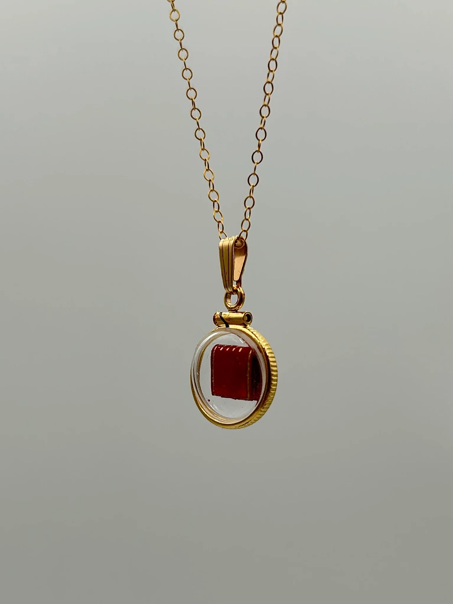 Lady Bug “I Love You” Book Locket - Image 3