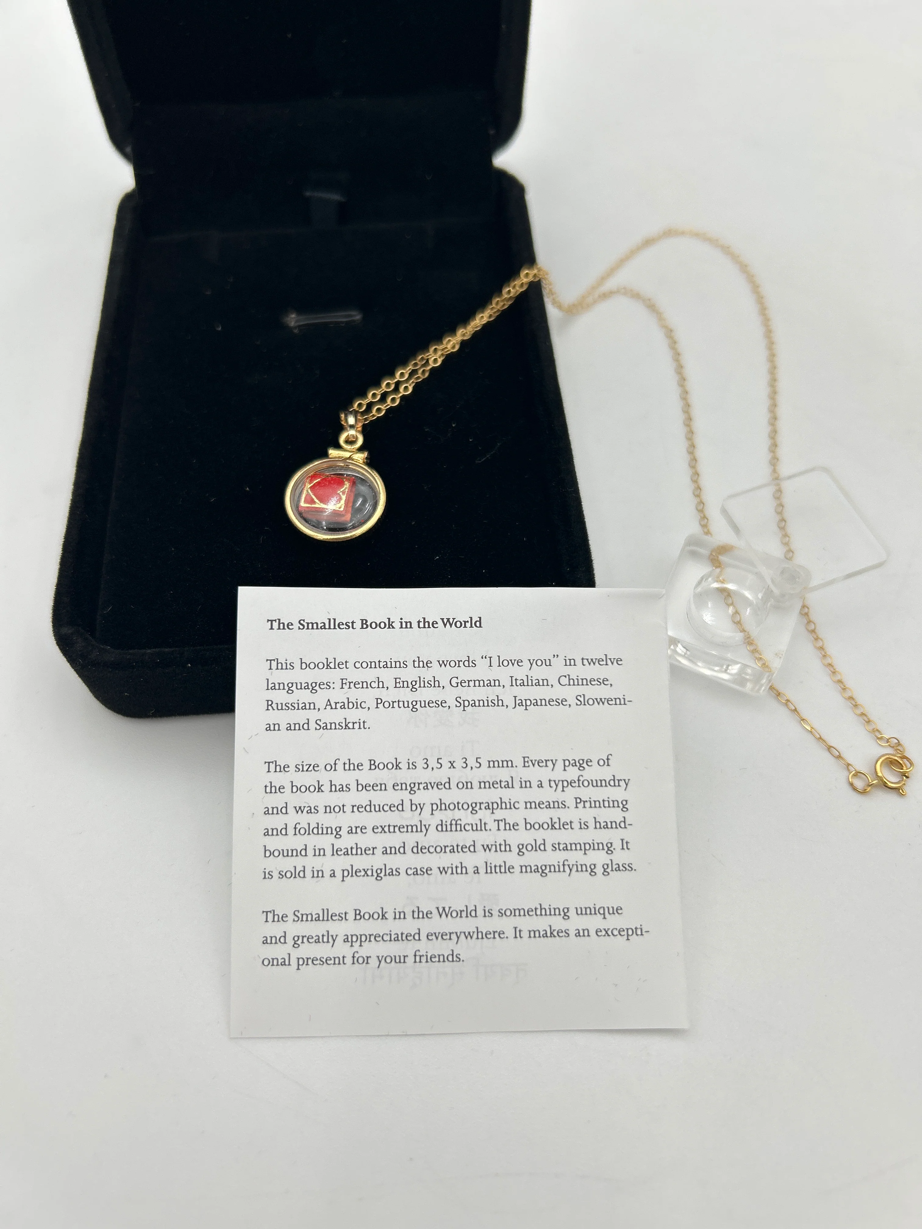 Lady Bug “I Love You” Book Locket - Image 4