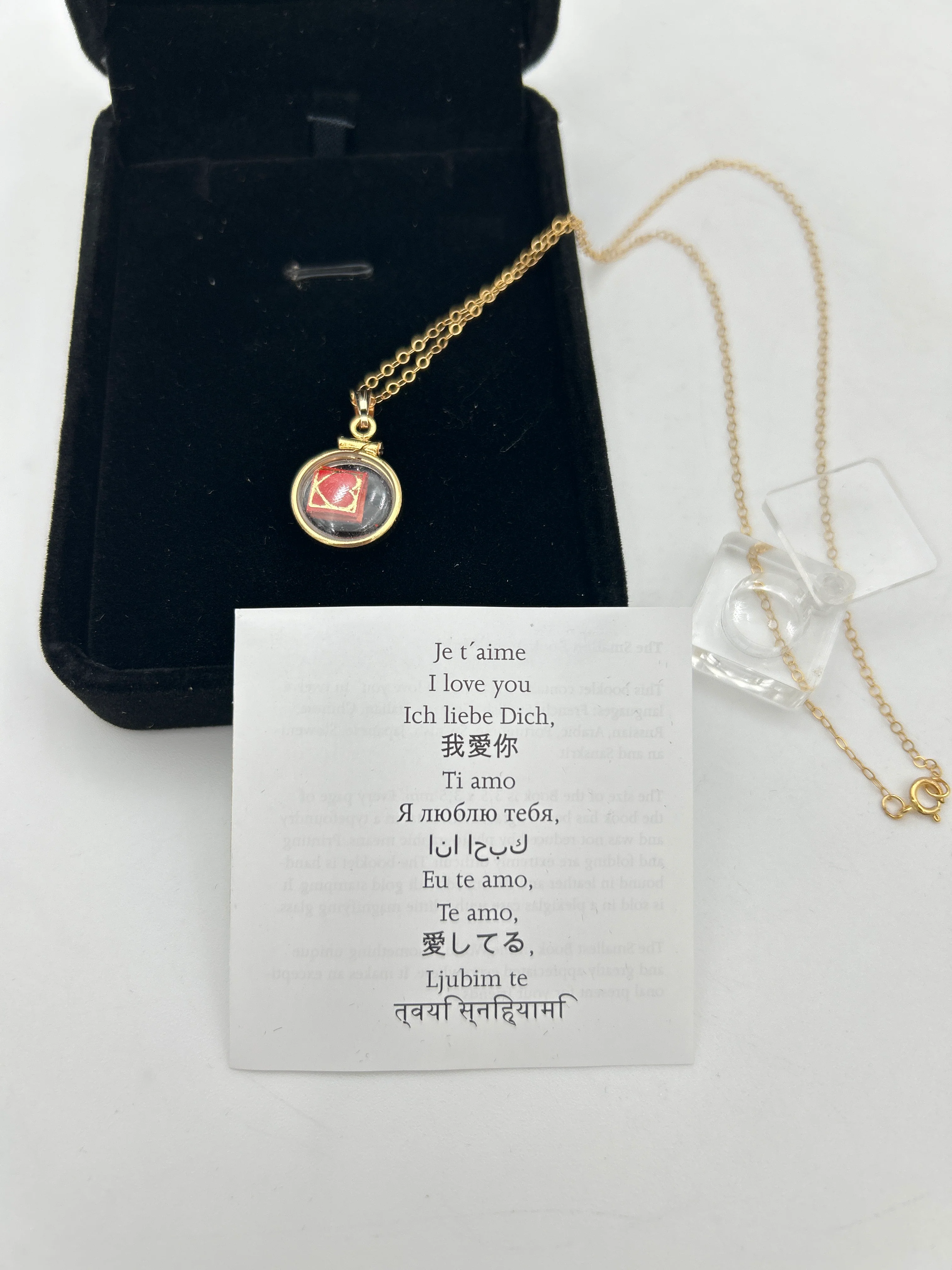 Lady Bug “I Love You” Book Locket - Image 5