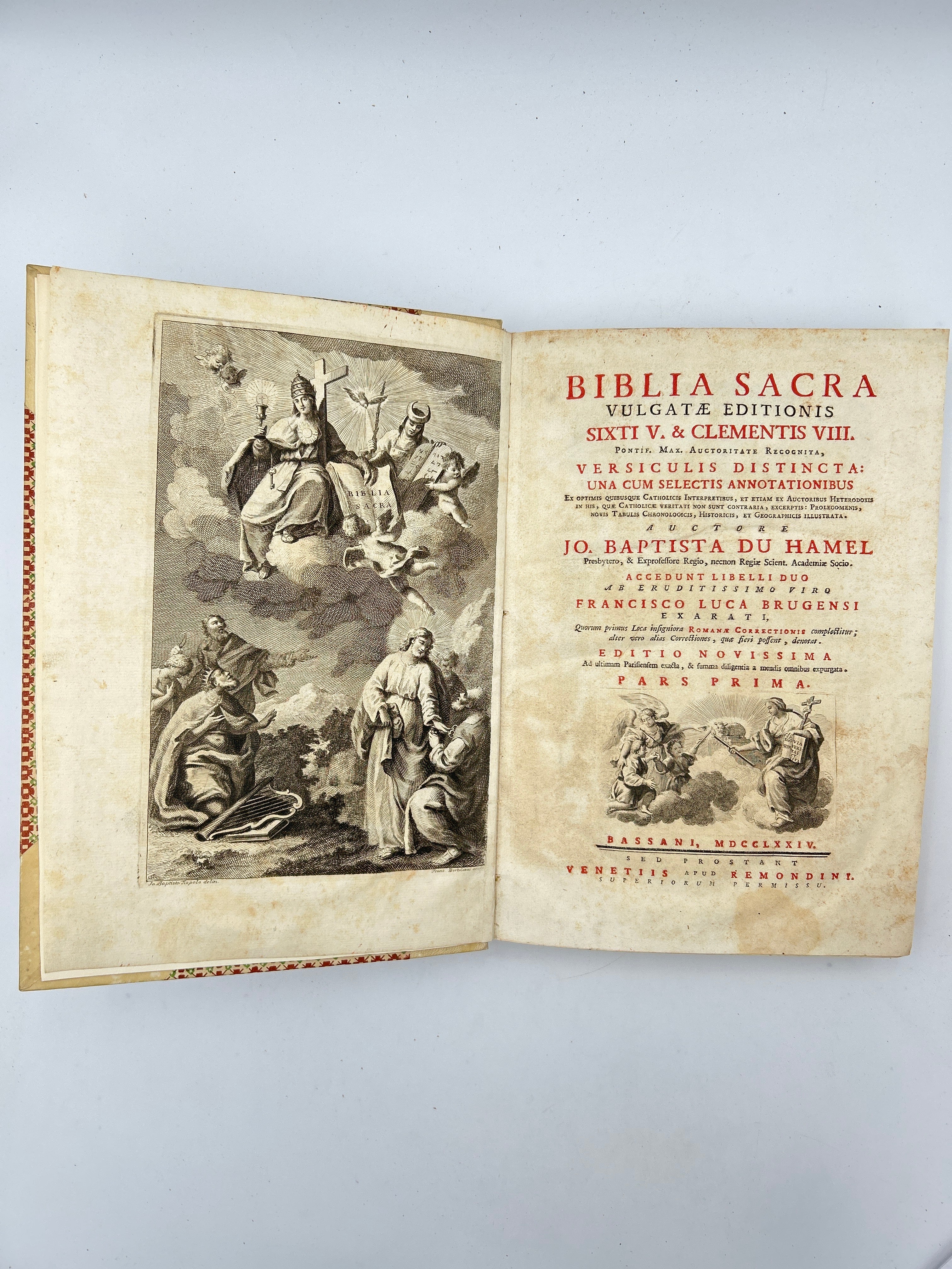Latin Bible 1774 - Image 3