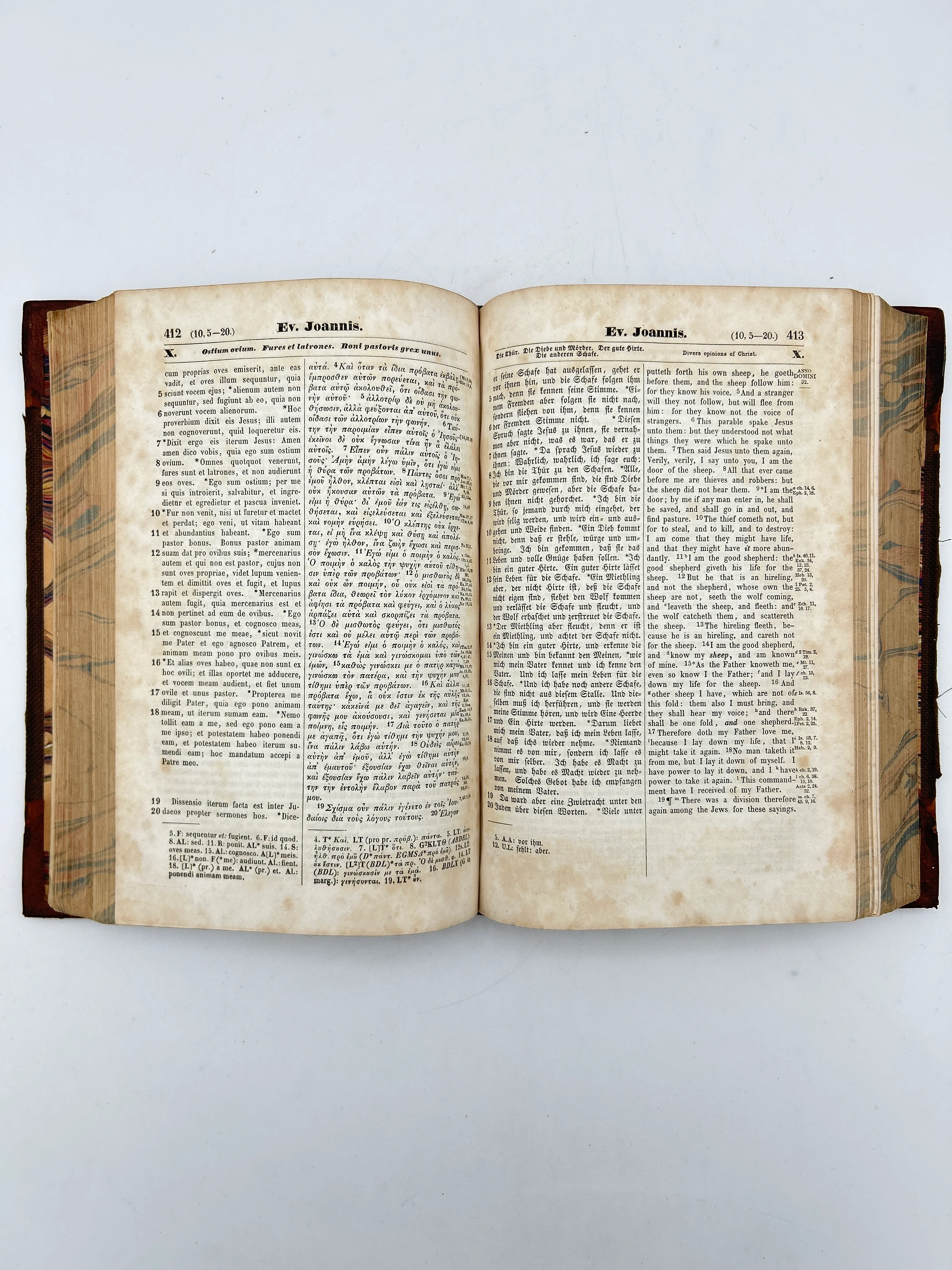 New Testament Tertraglotton 1858 - Image 3