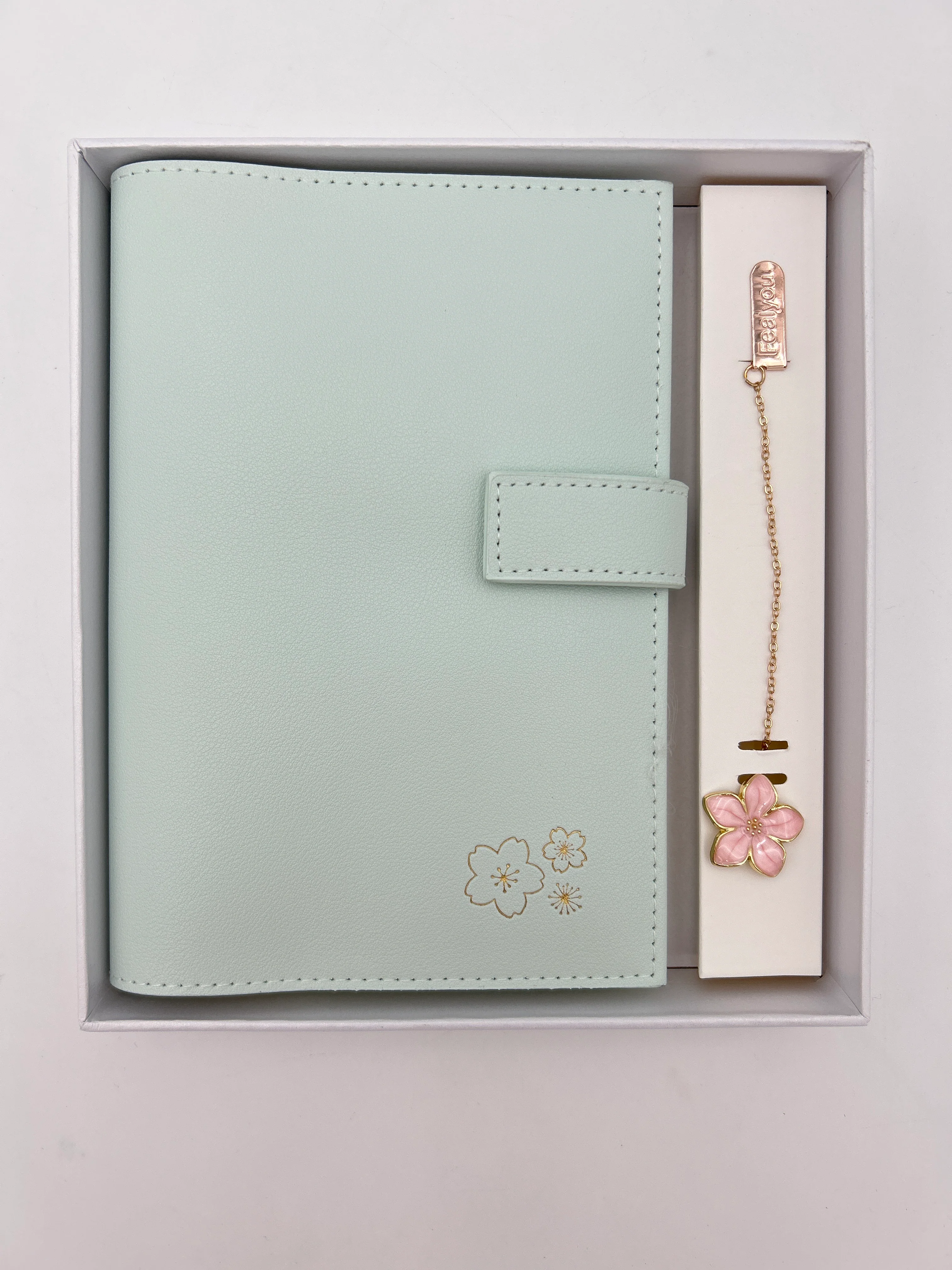 Leather Journal in a Gift box with BookMark - Image 2