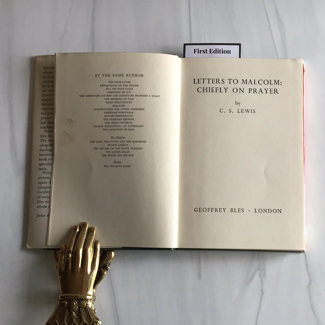 -Letters to Malcolm Chiefly on Prayer* - Image 3