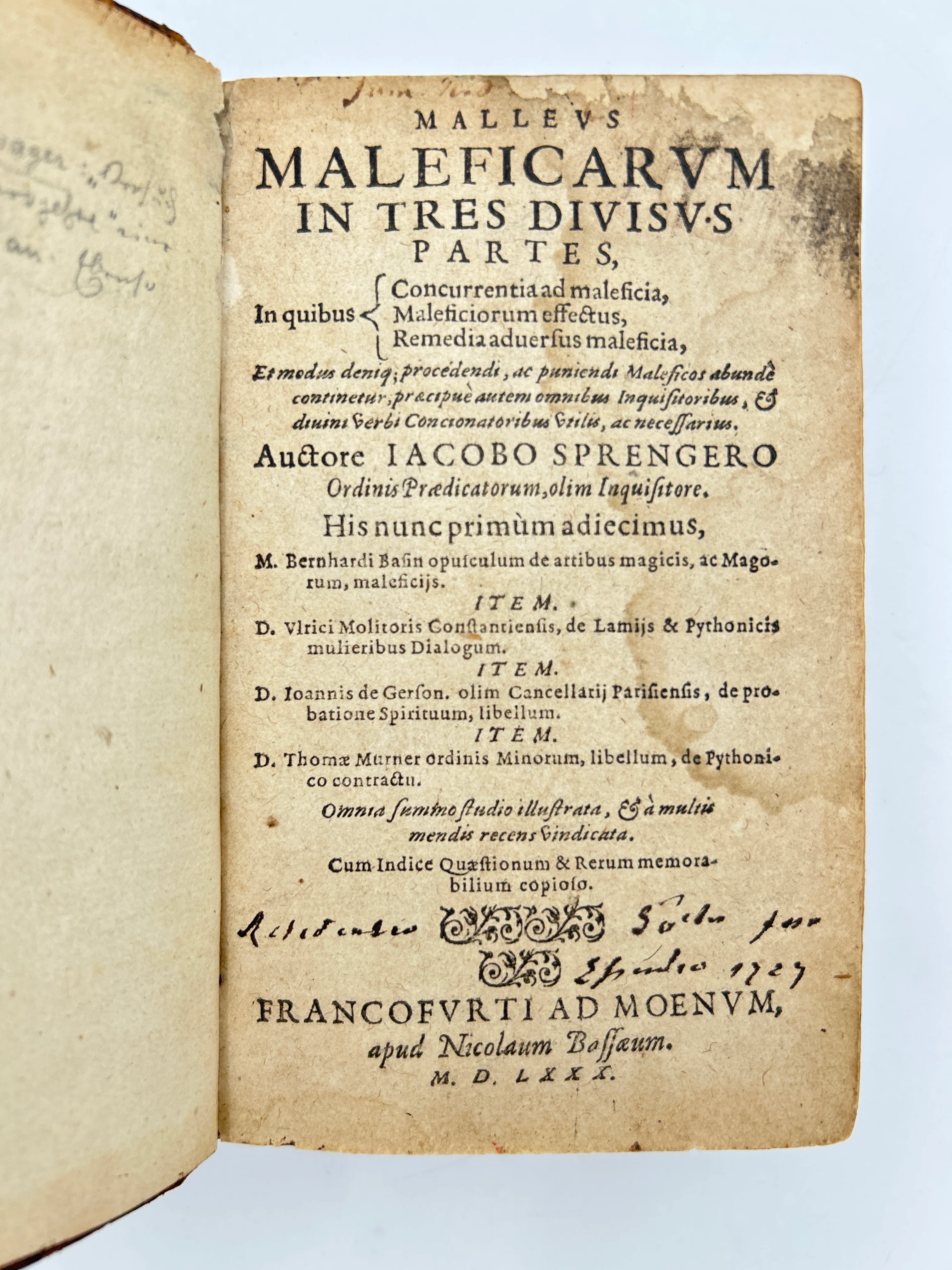 Malleus Maleficarum 1580 - Image 2