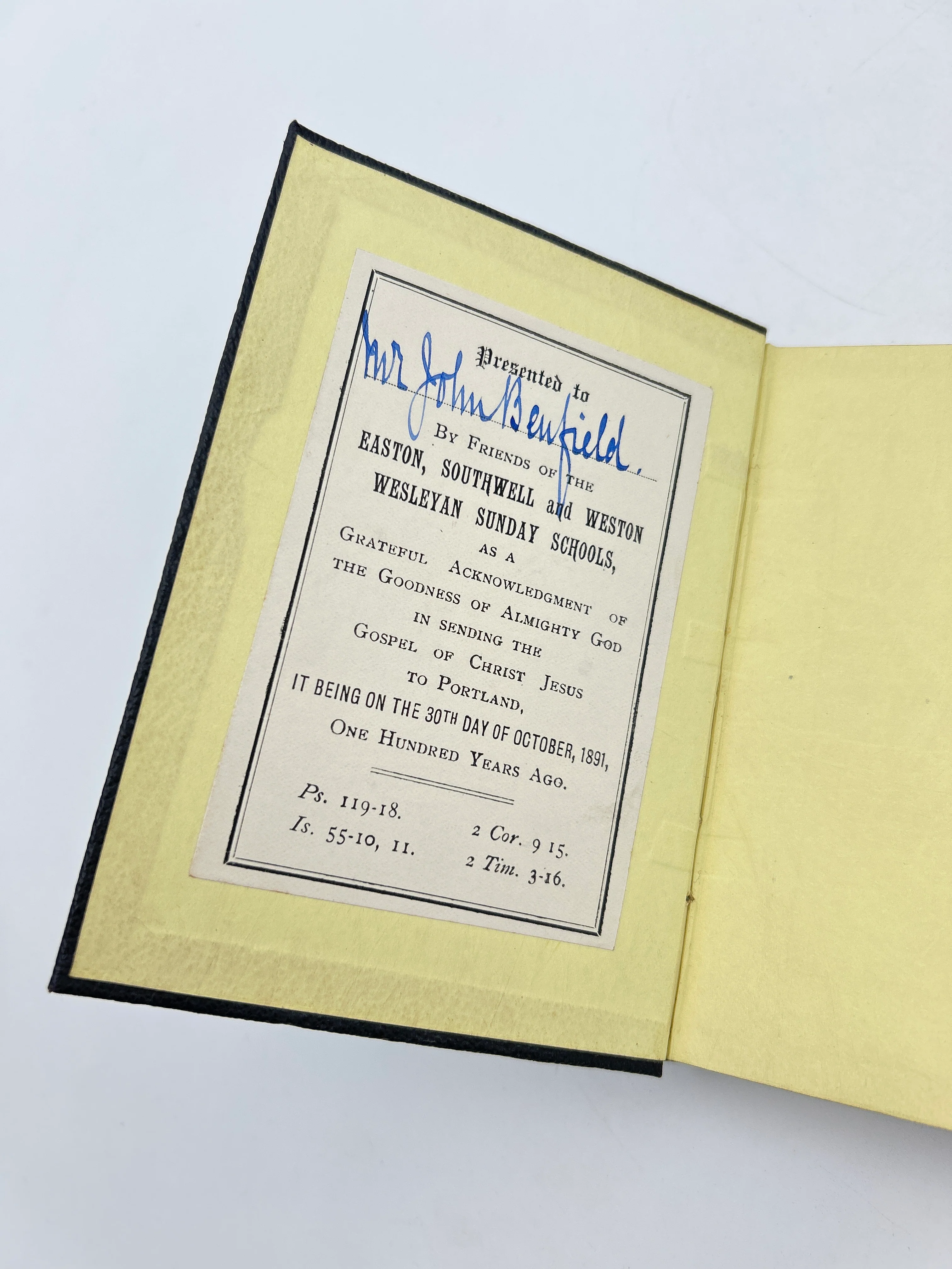 Methodist Holy Bible 1891 - Image 5
