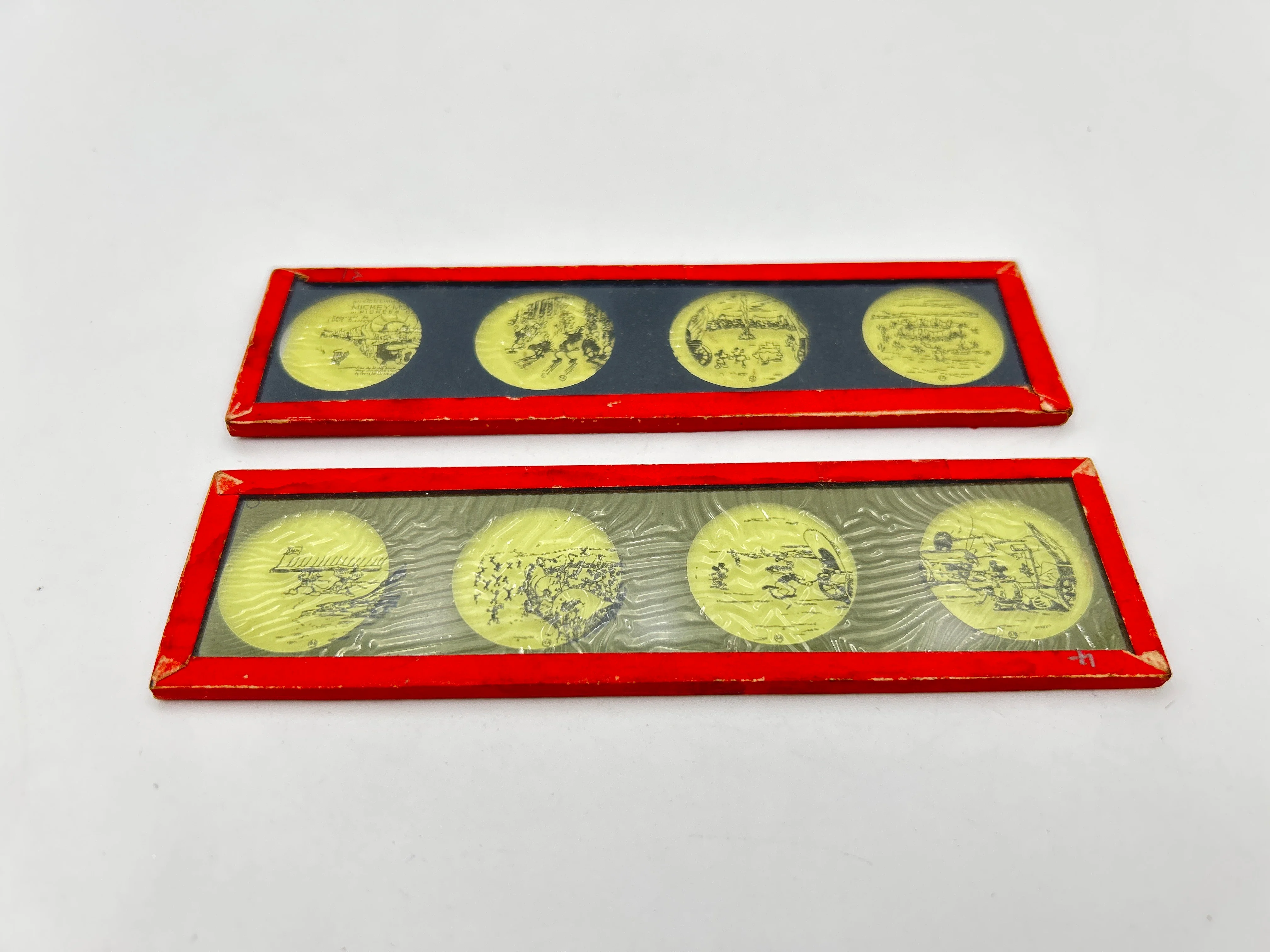 Mickey Mouse Pioneer Days Colored Lantern Slides - Image 3