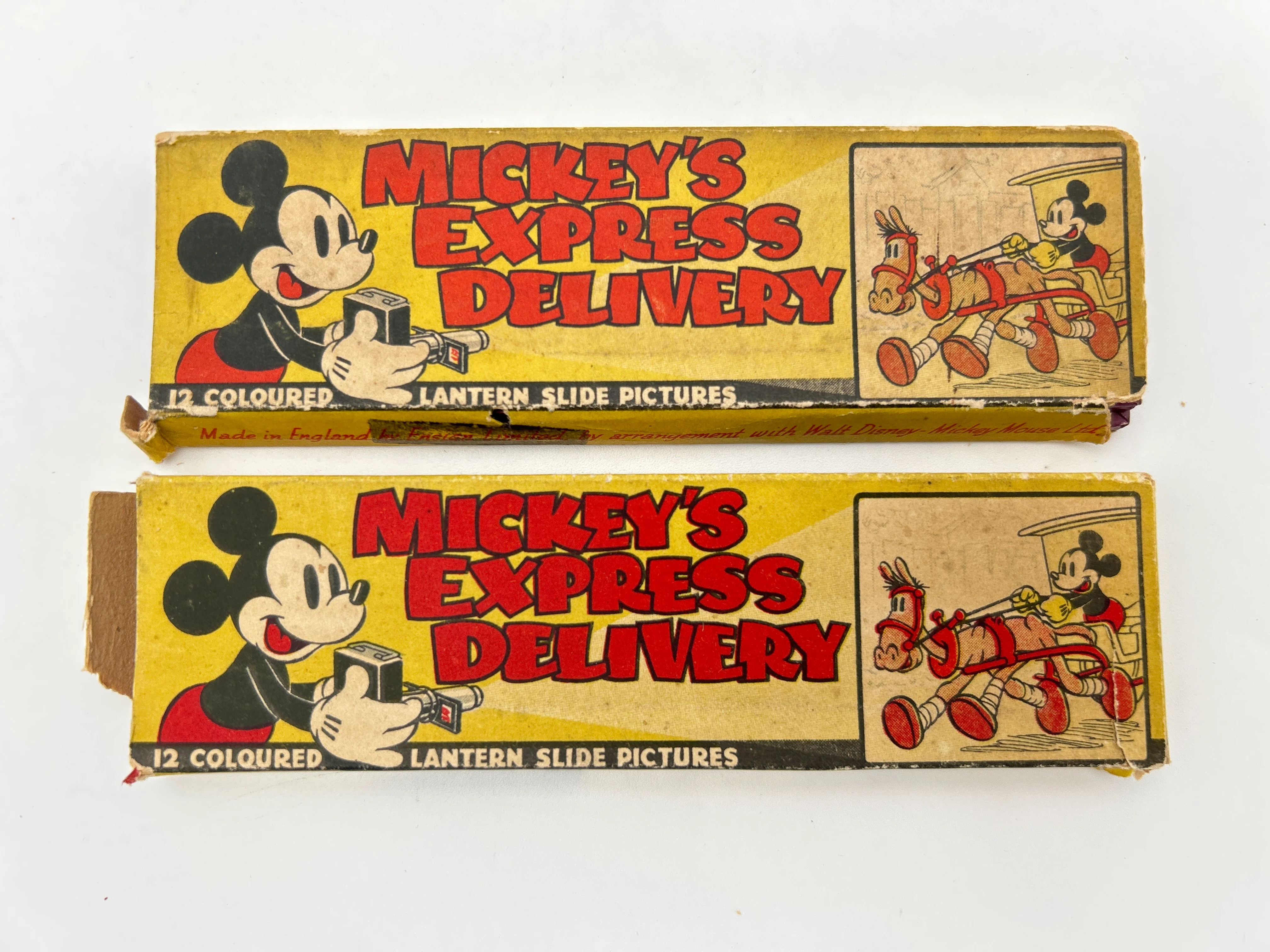 Mickey’s Express Delivery Colored Lantern Slides