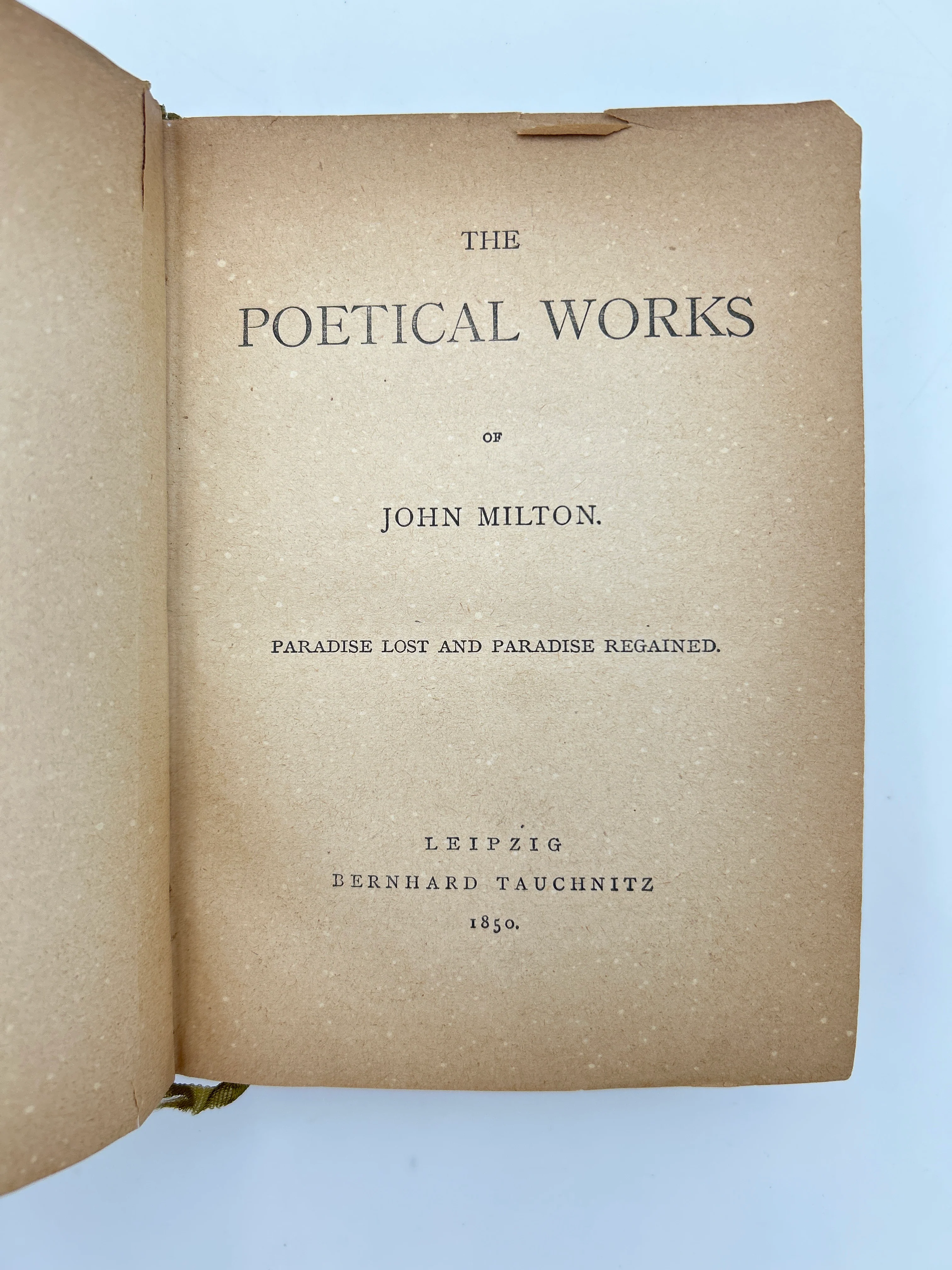 Milton’s Poetical Works Including Paradise Lost - Image 5