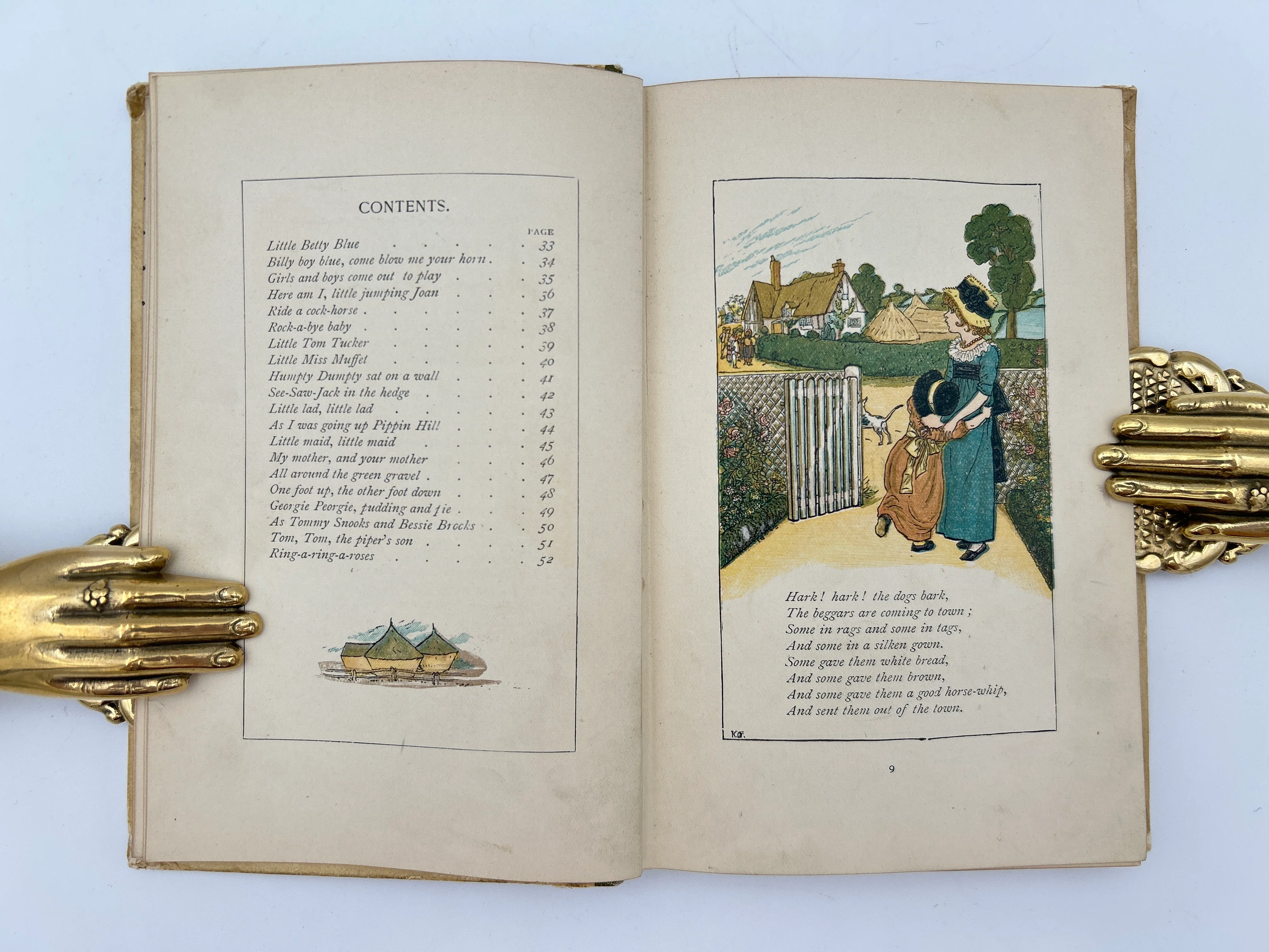 Mother Goose with Kate Greenaway Illustrations - Image 3