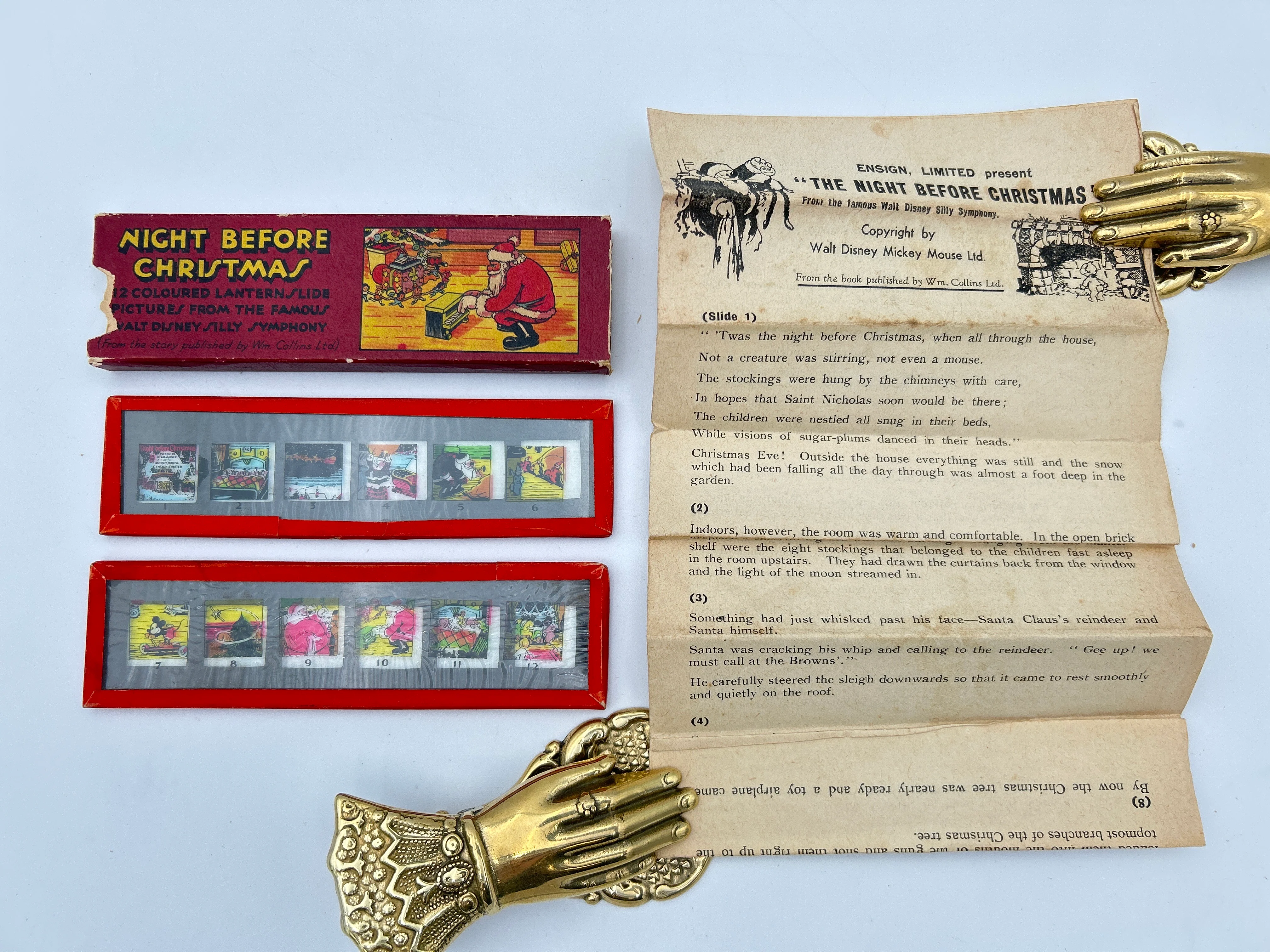 Night Before Christmas Disney’s Magic Lantern Slides