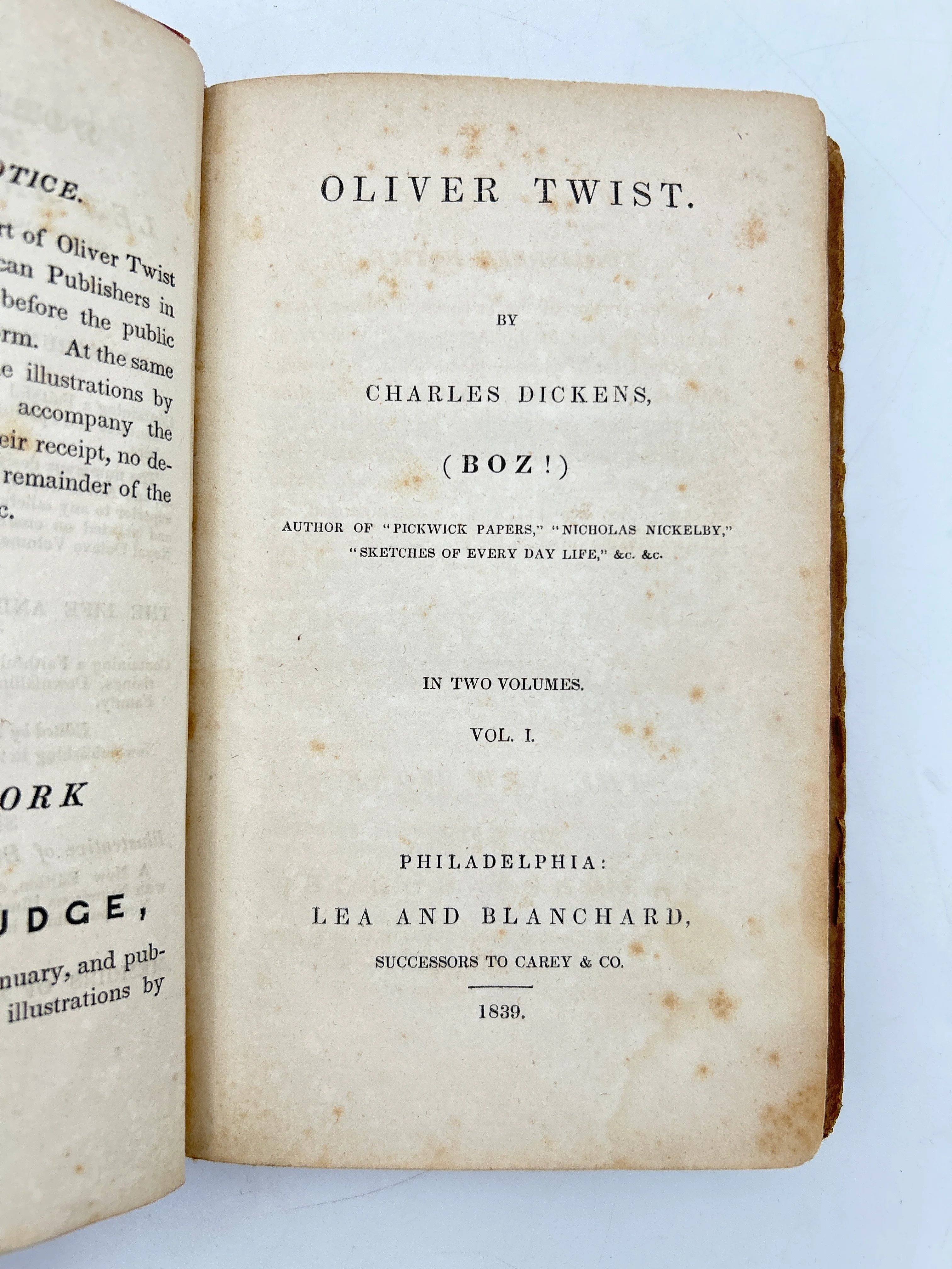 Oliver Twist First U.S. Edition - Image 3