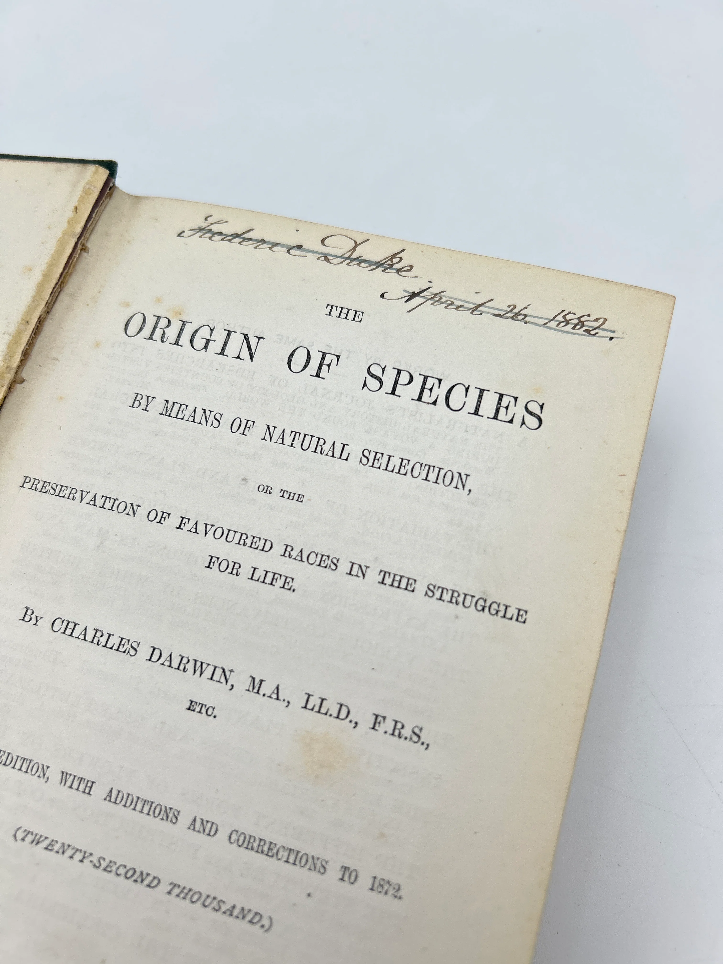 On the Origin of the Species 1880 - Image 4