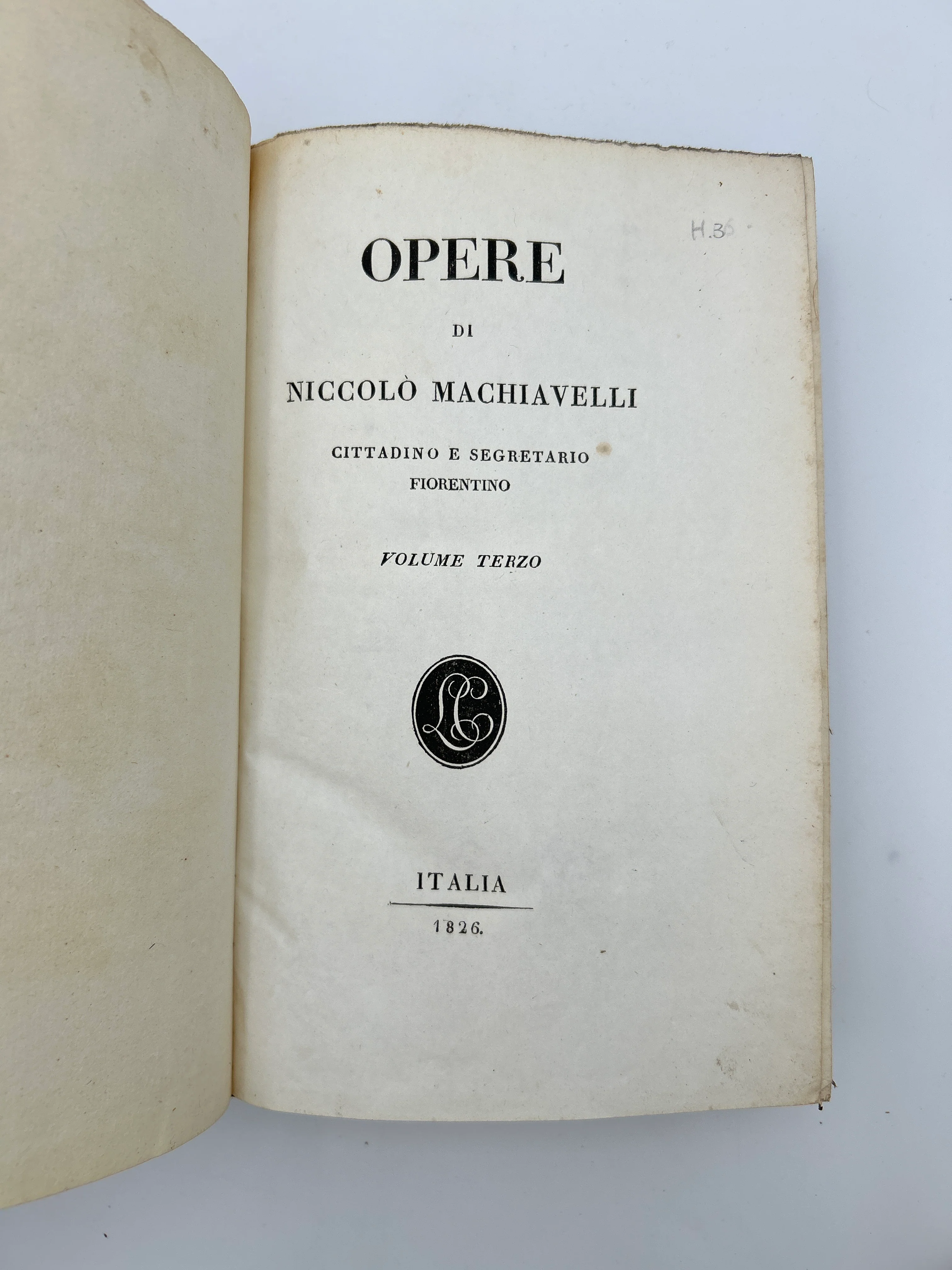 Opere di Niccolo Machiavelli in Five Volumes - Image 10