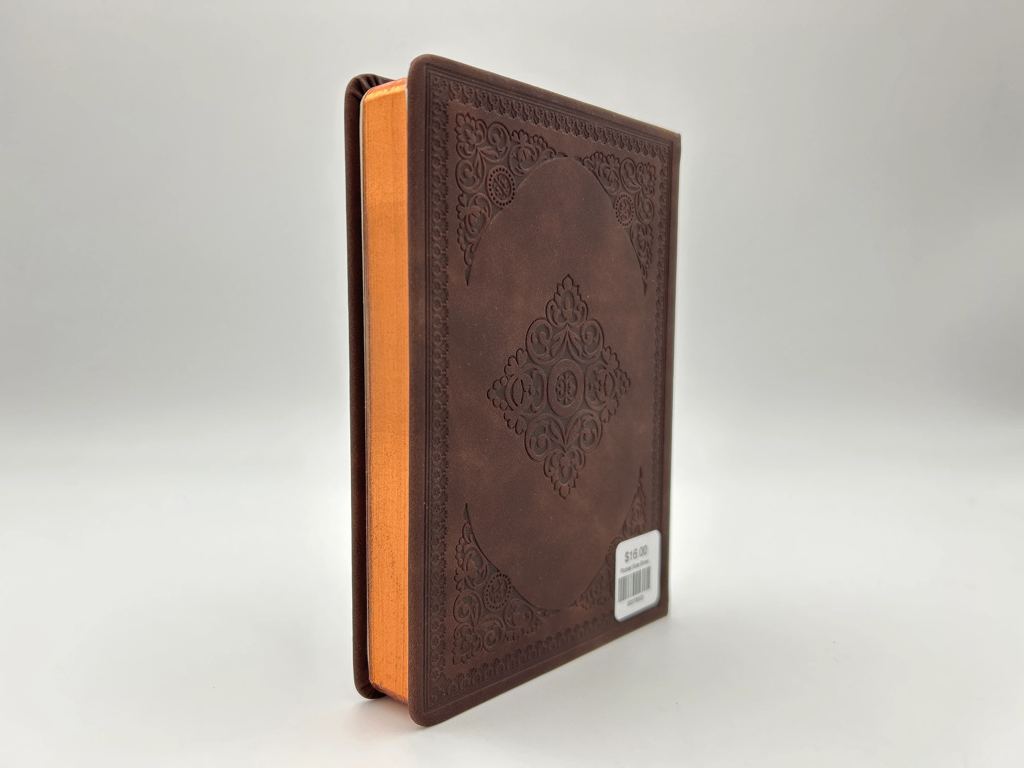 Pocket Size Brown Soft Leather Journal - Image 2