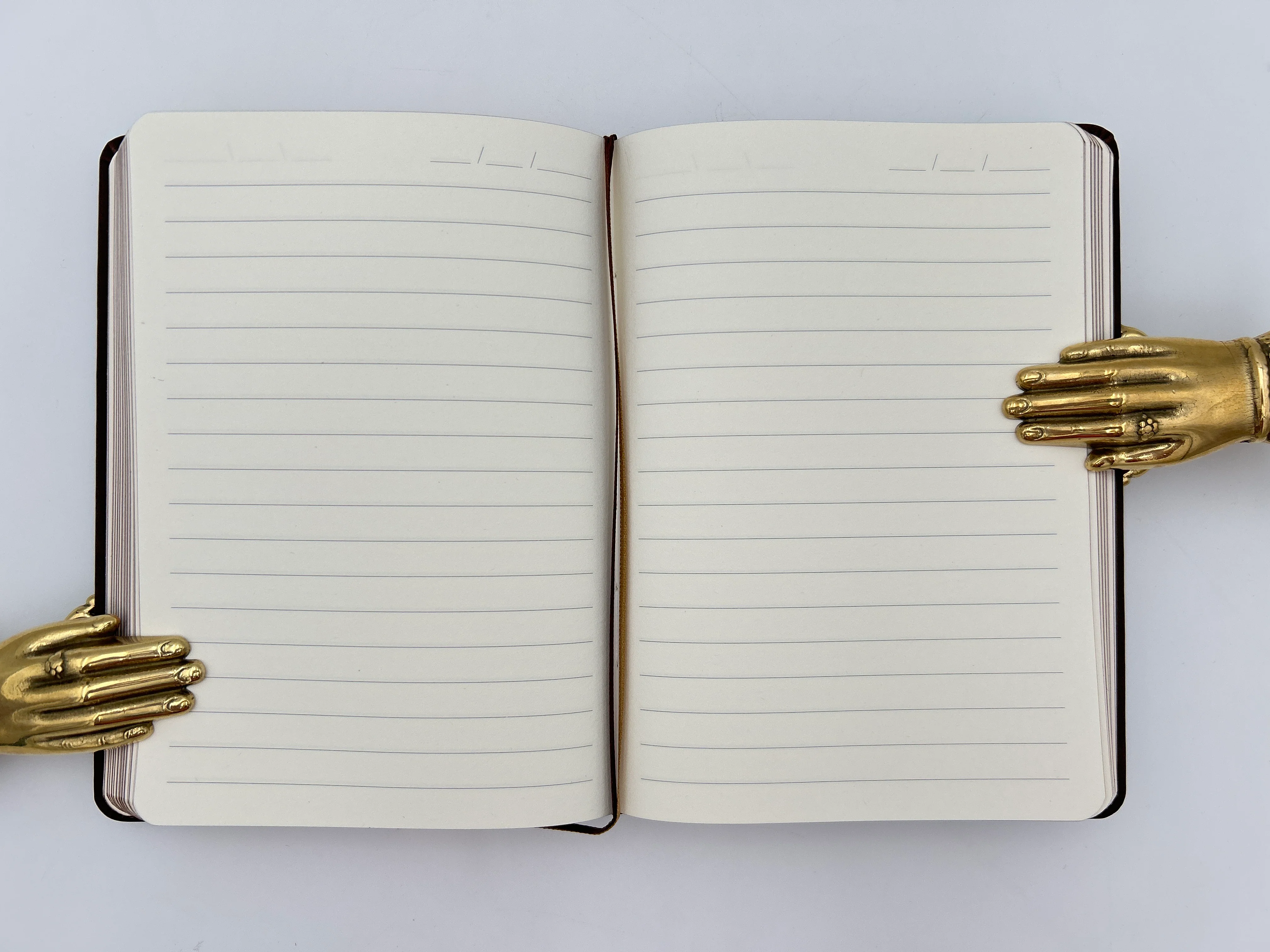 Pocket Size Brown Soft Leather Journal - Image 3