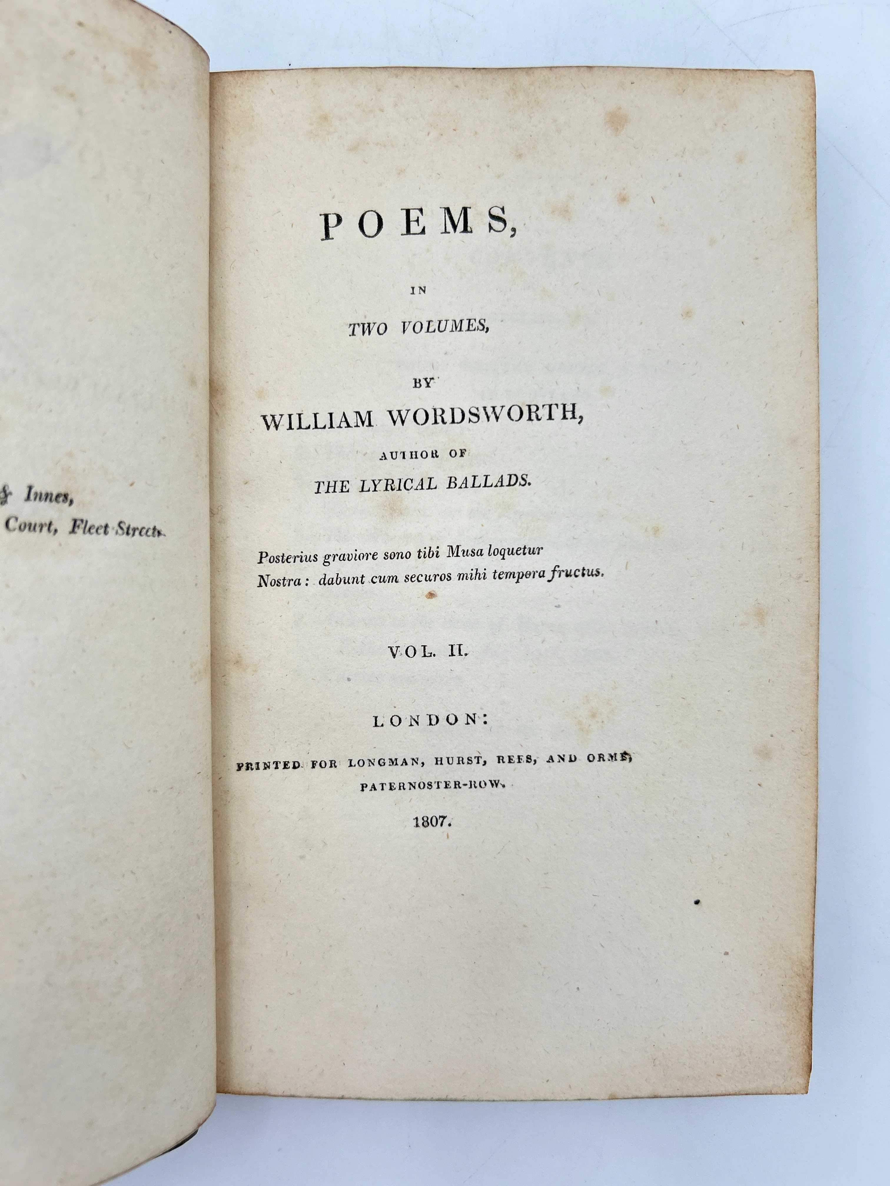 William Wordsworth's Poems In Two Volumes - Image 4