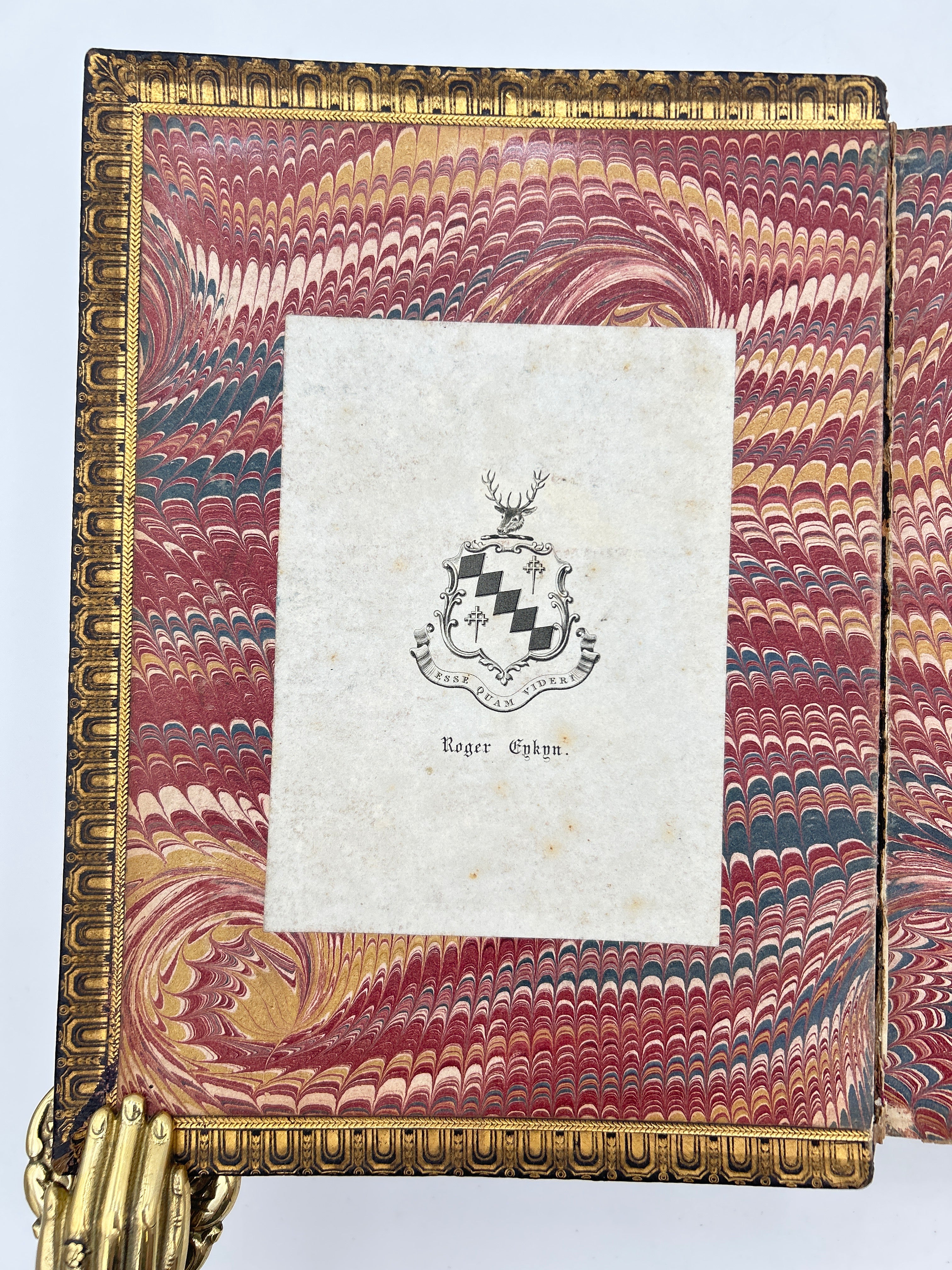 Parallel Bible 1846 With Fore Edge Painting - Image 11