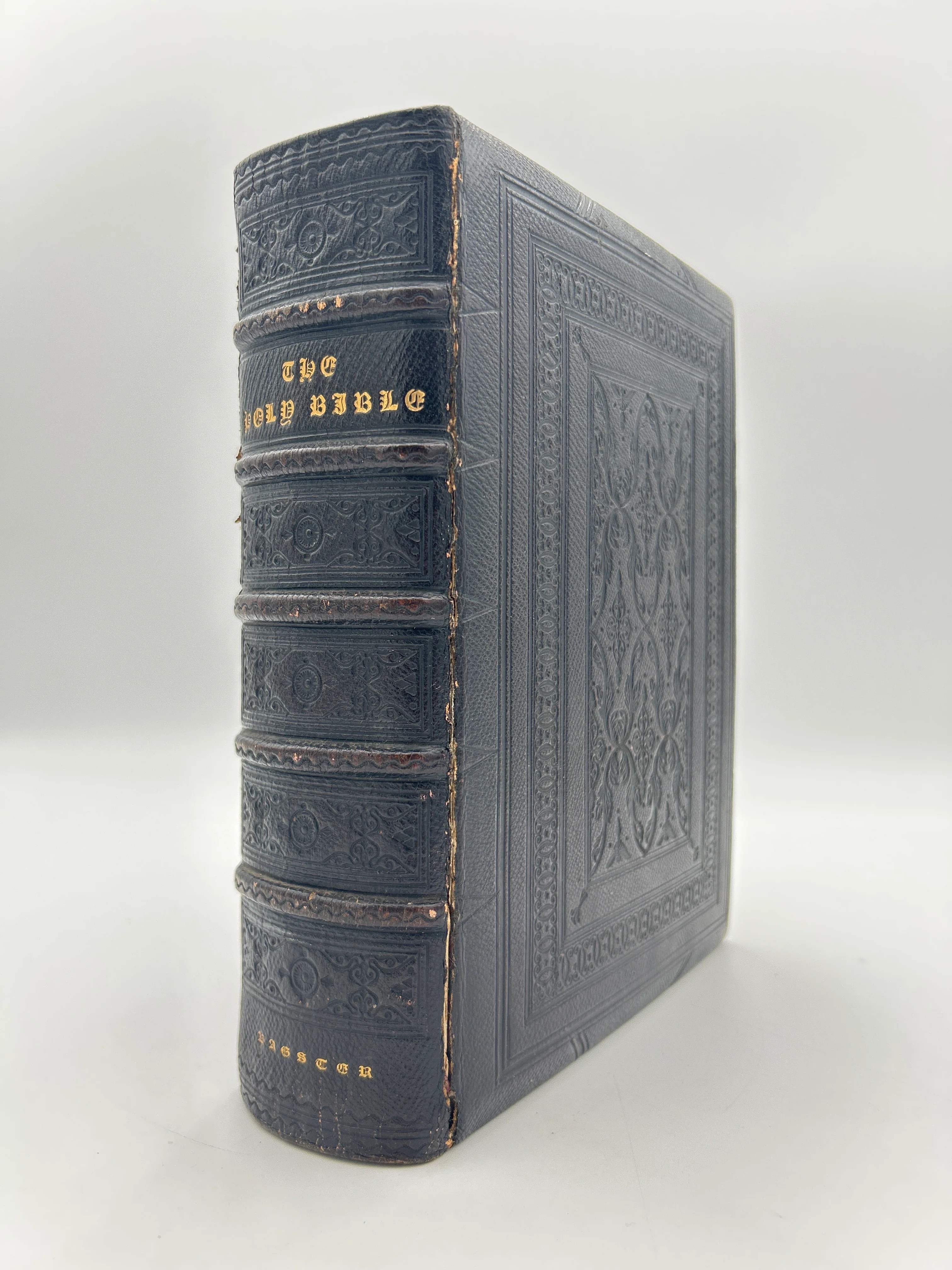 Parallel Bible 1846 With Fore Edge Painting - Image 2