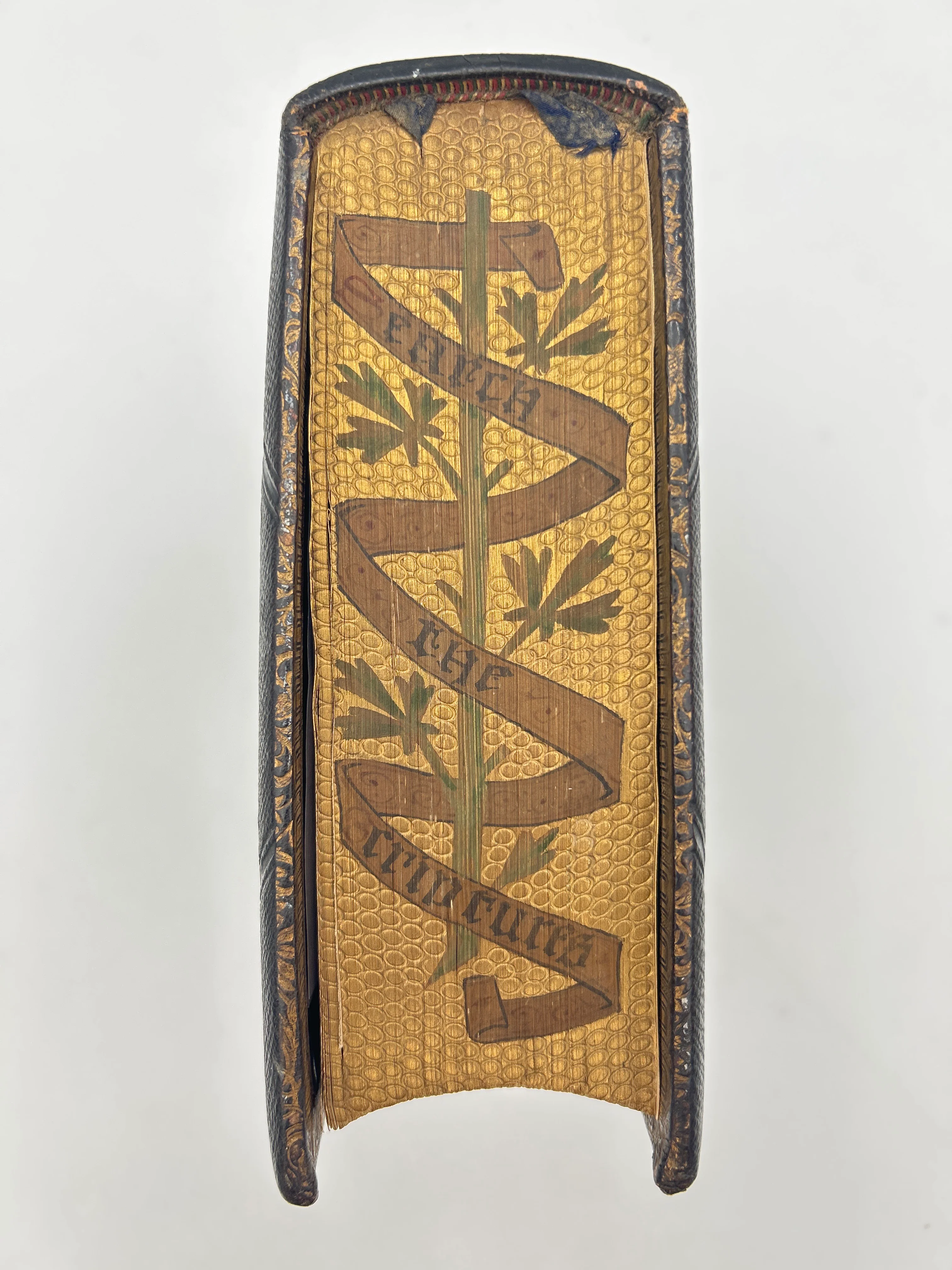 Parallel Bible 1846 With Fore Edge Painting - Image 4
