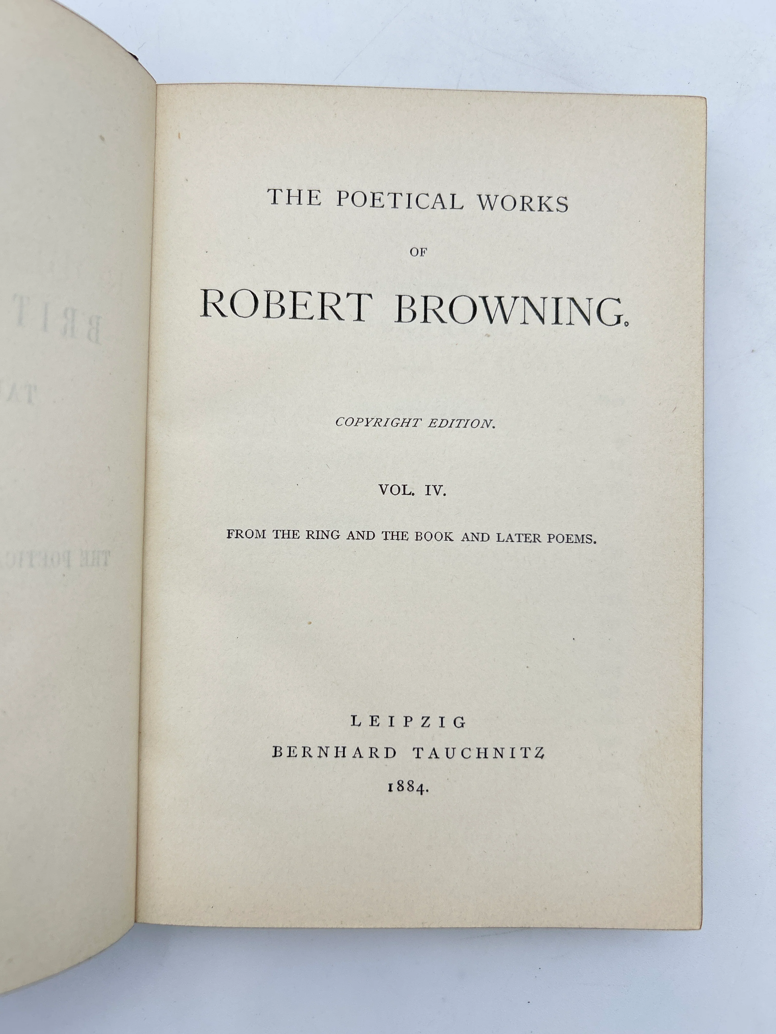 R. Brownings Poetical Works 4 vol. - Image 12