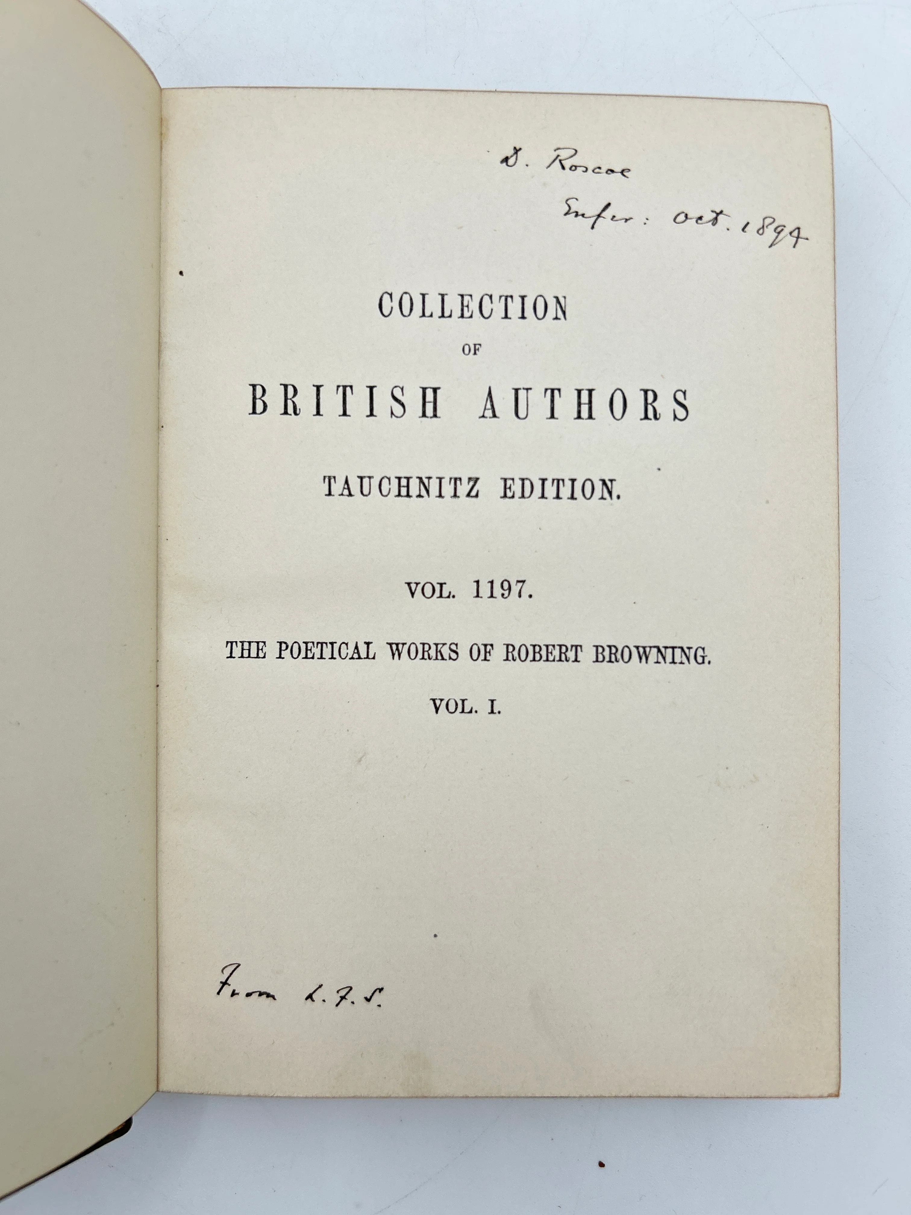R. Brownings Poetical Works 4 vol. - Image 3