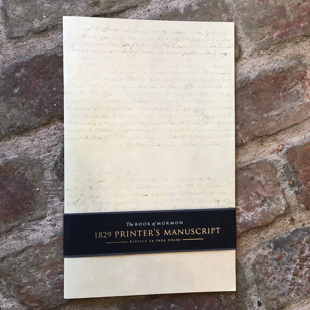 Replica Printer's Manuscript