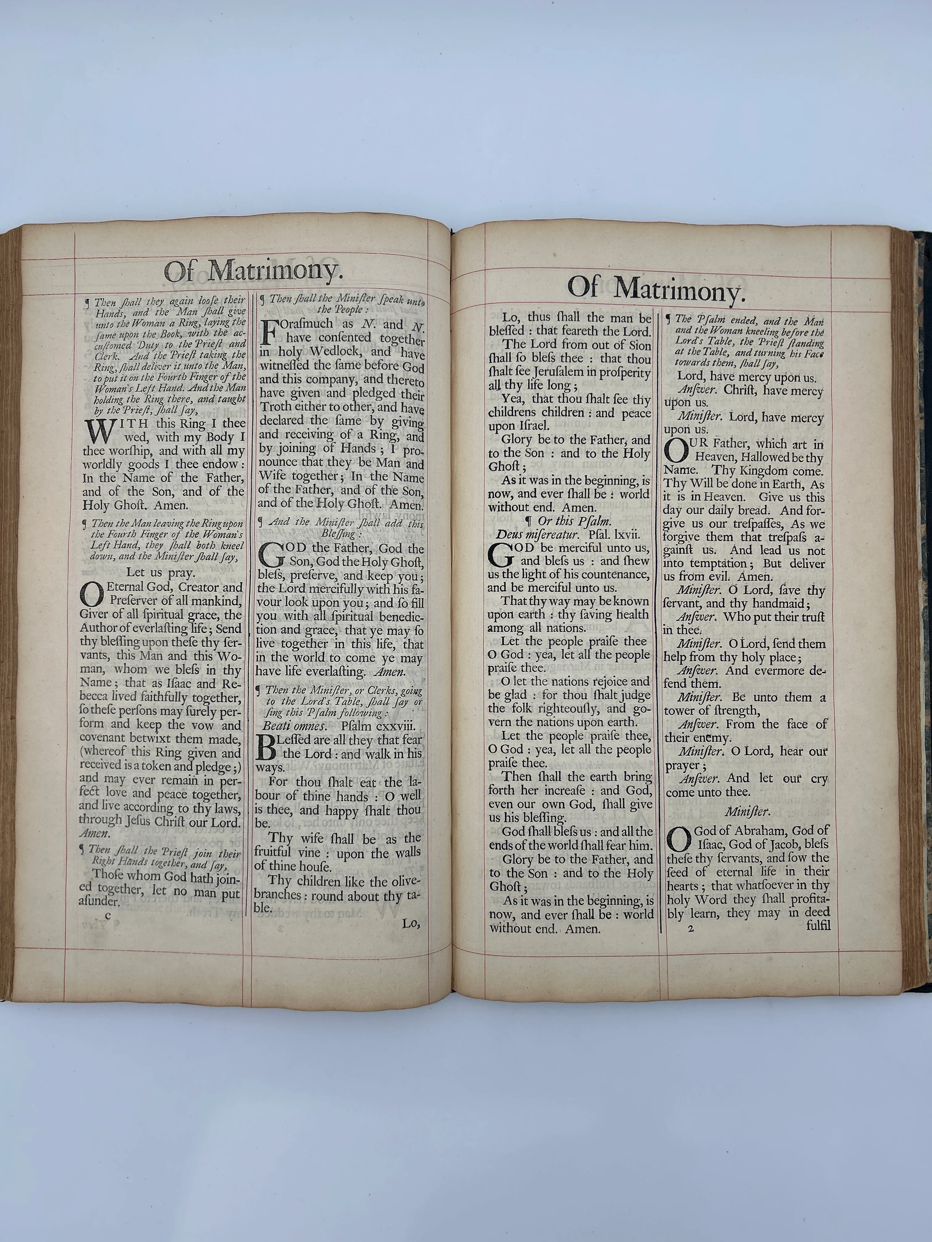 Royally Bound Book of Common Prayer used in St. James’s Chapel in 1754 - Image 5