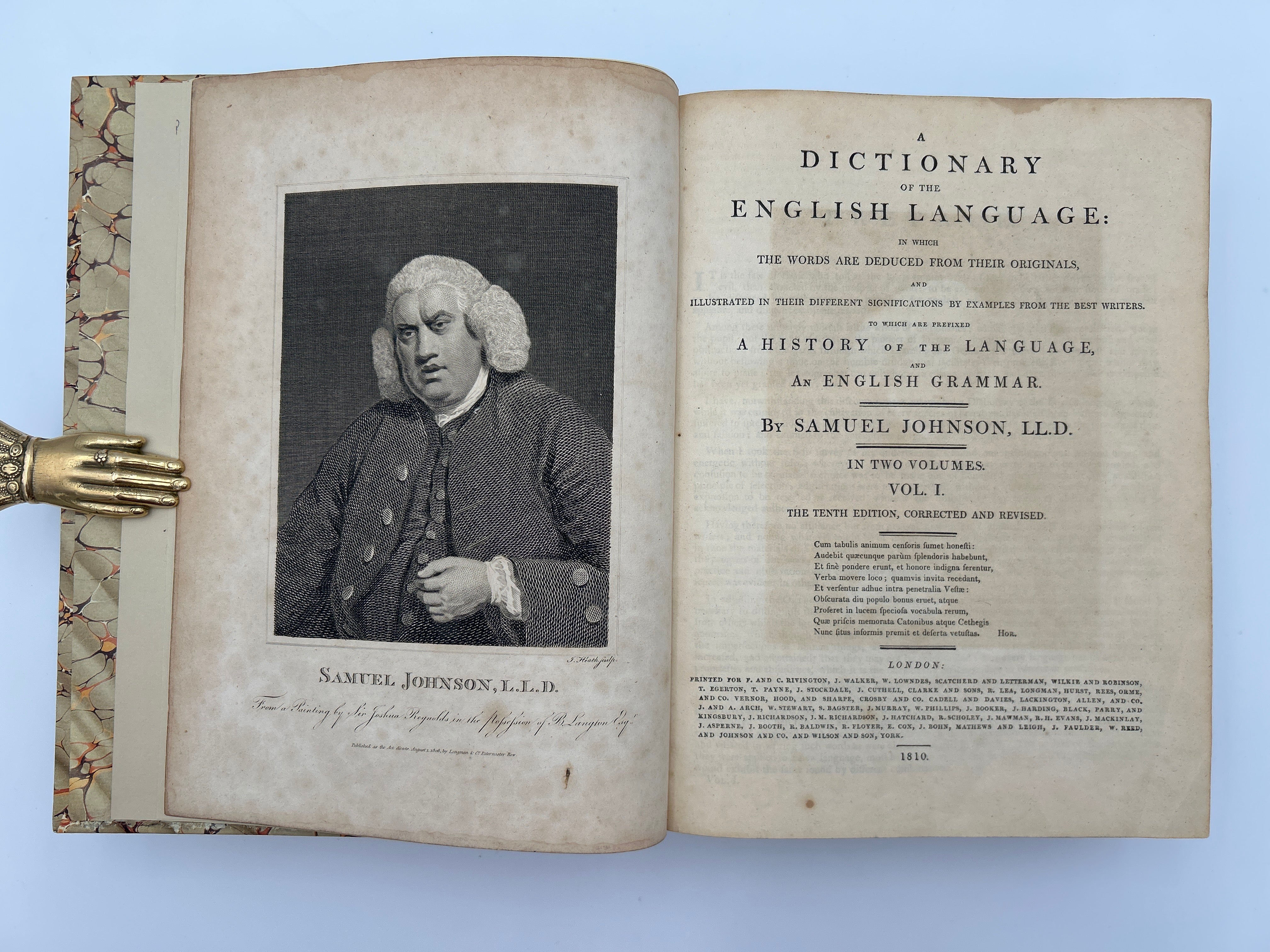 Samuel Johnson Dictionary of the English Language, 2 vol - Image 3