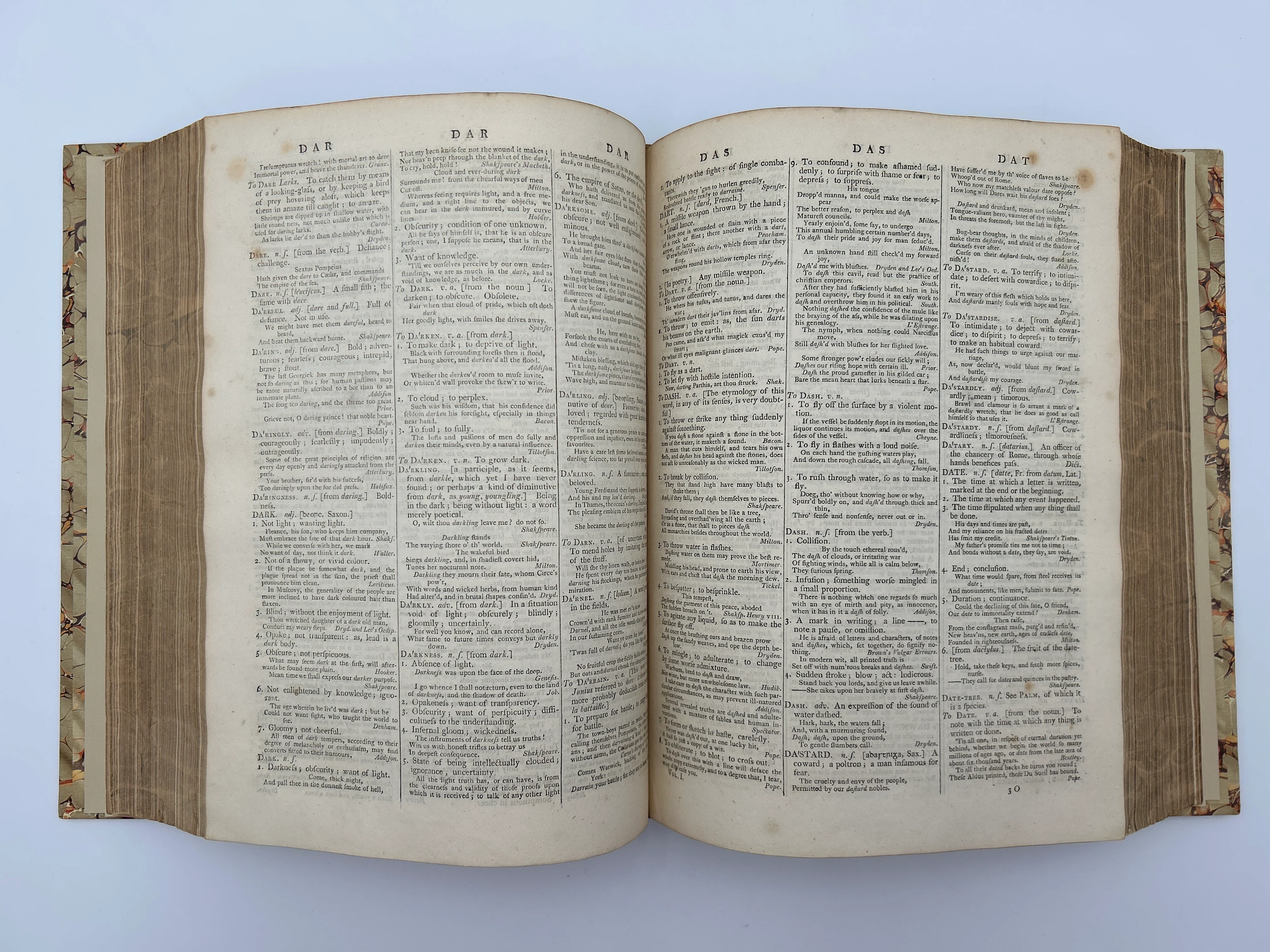 Samuel Johnson Dictionary of the English Language, 2 vol - Image 4