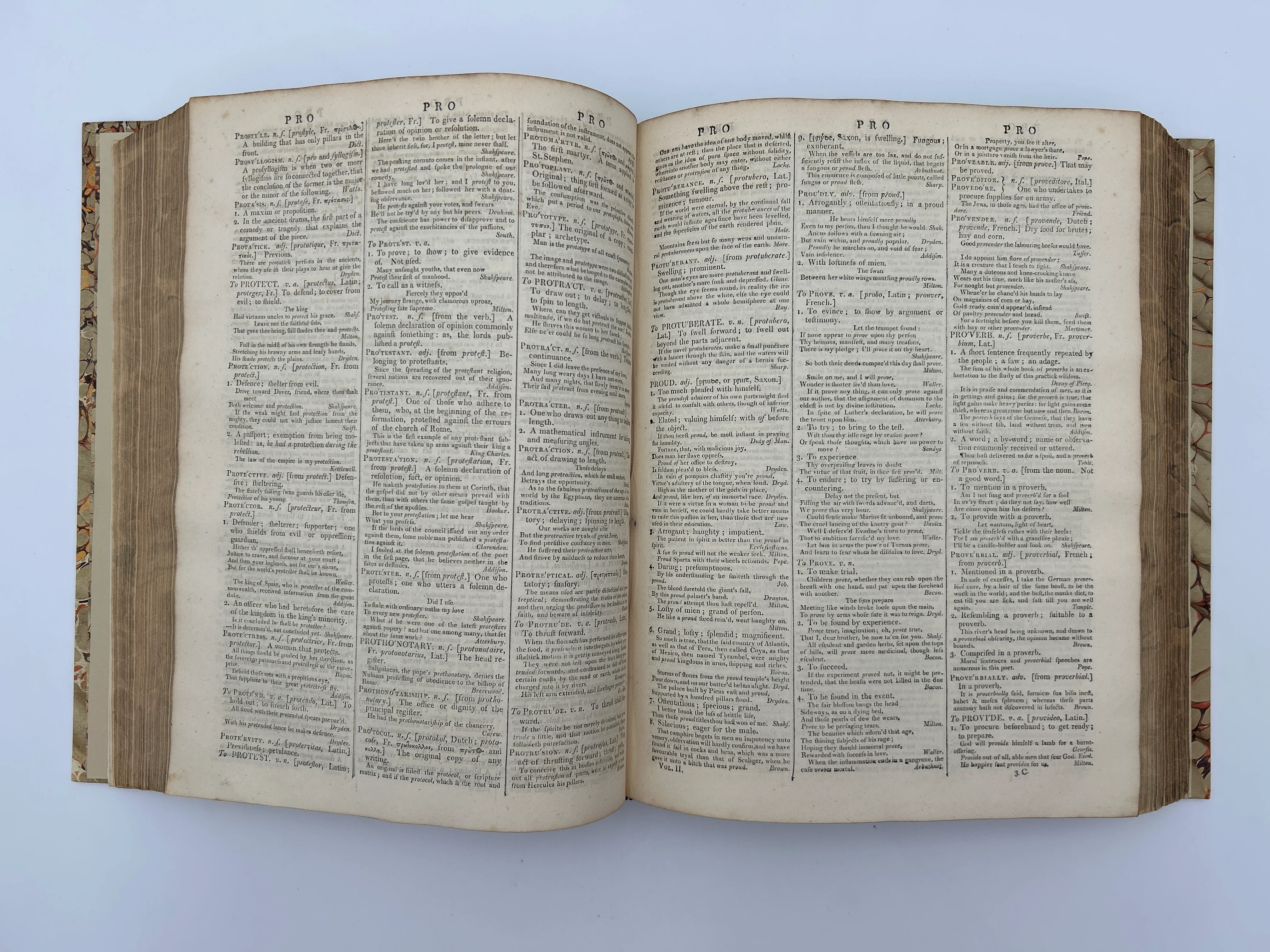 Samuel Johnson Dictionary of the English Language, 2 vol - Image 6